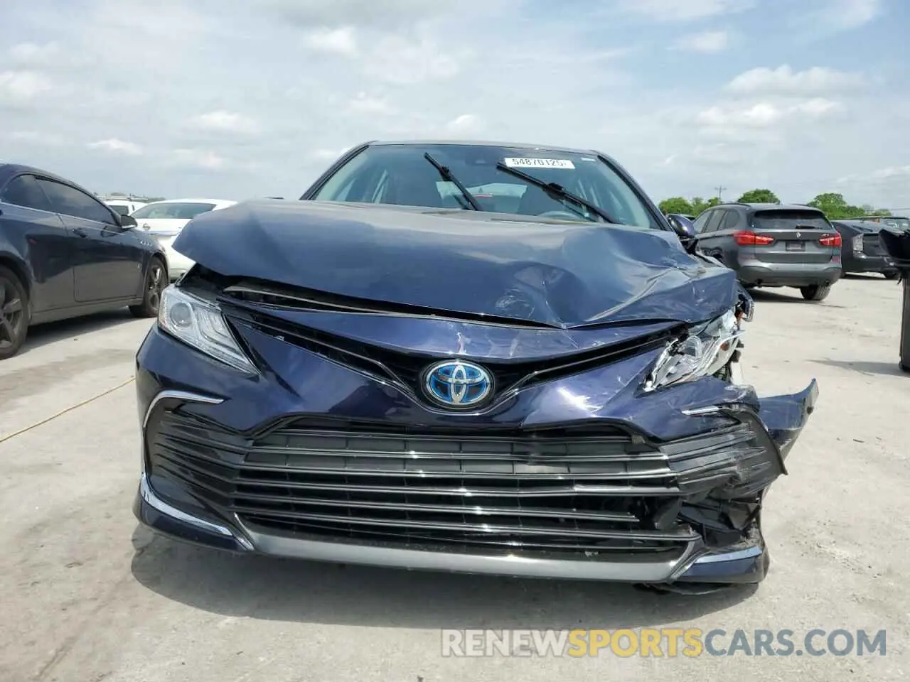 5 fotografías del automóvil dañado 4T1F31AK0MU547254 TOYOTA CAMRY 2021