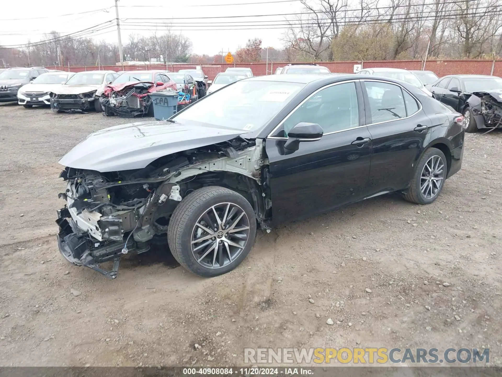 2 fotografías del automóvil dañado 4T1F31AK1MU025751 TOYOTA CAMRY 2021