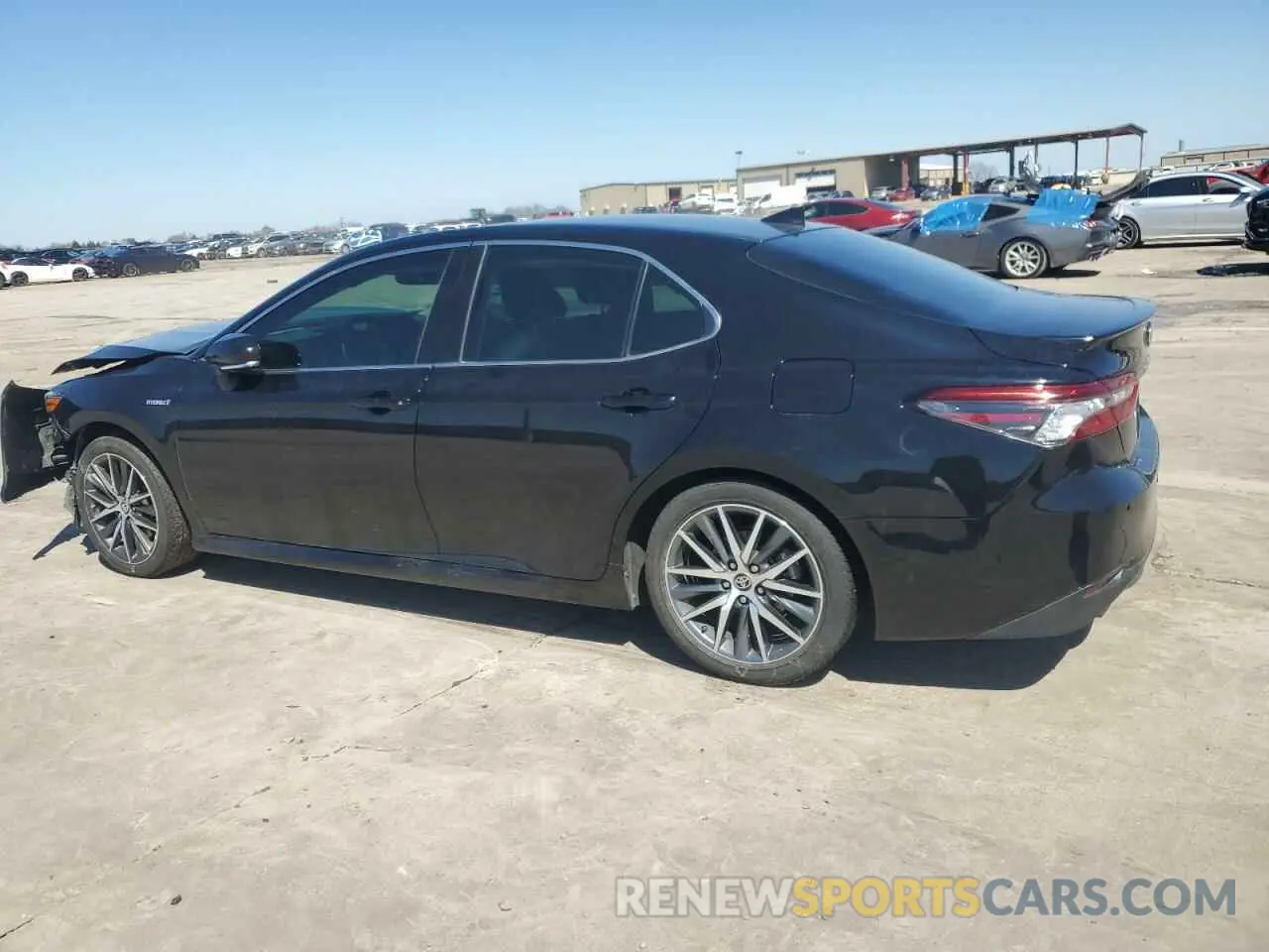 2 fotografías del automóvil dañado 4T1F31AK1MU549465 TOYOTA CAMRY 2021