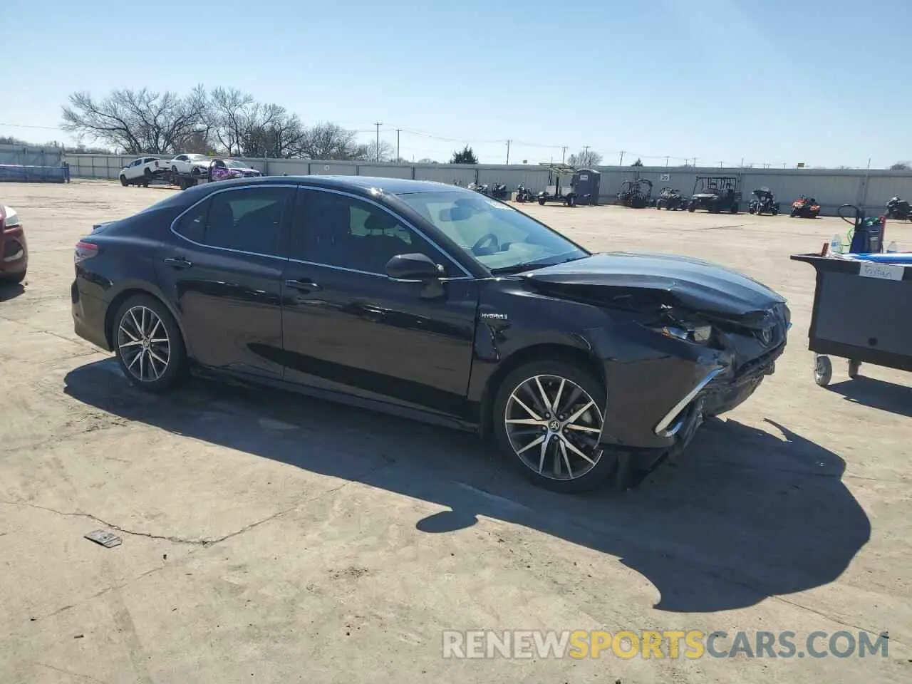 4 fotografías del automóvil dañado 4T1F31AK1MU549465 TOYOTA CAMRY 2021