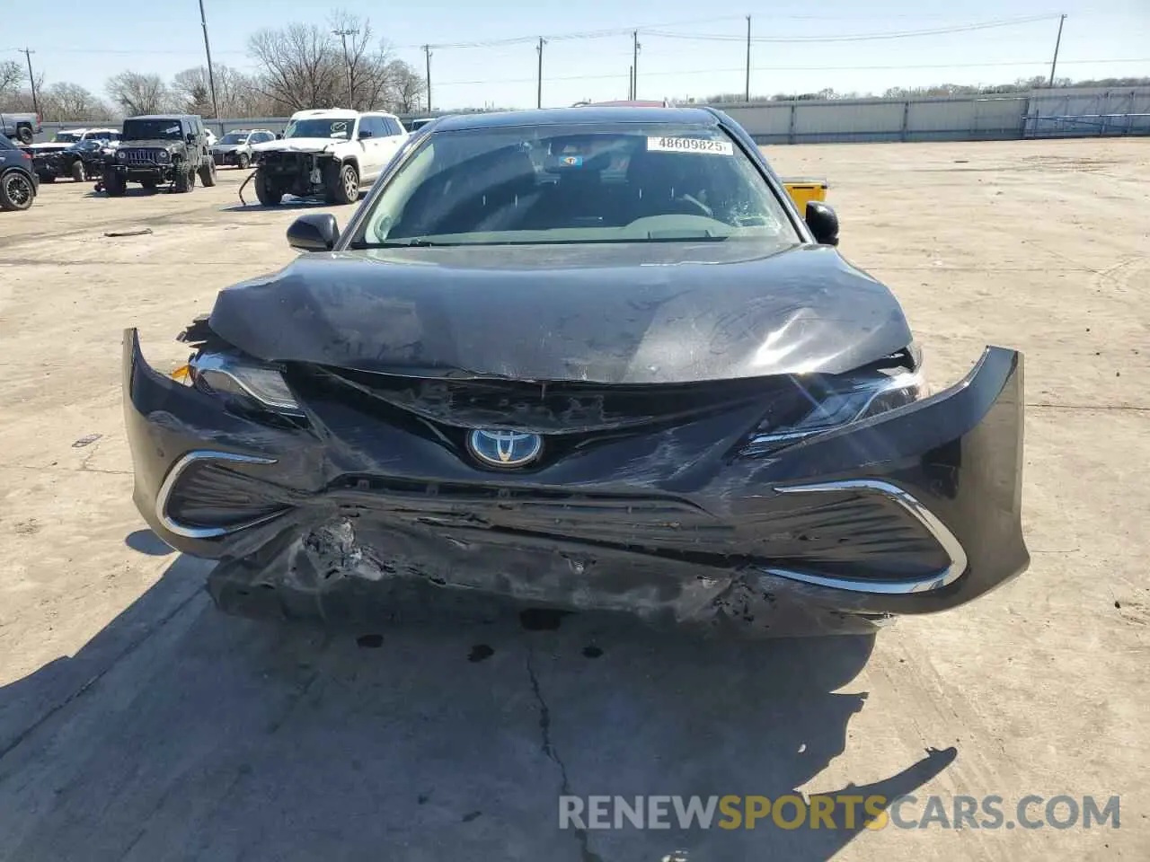 5 fotografías del automóvil dañado 4T1F31AK1MU549465 TOYOTA CAMRY 2021