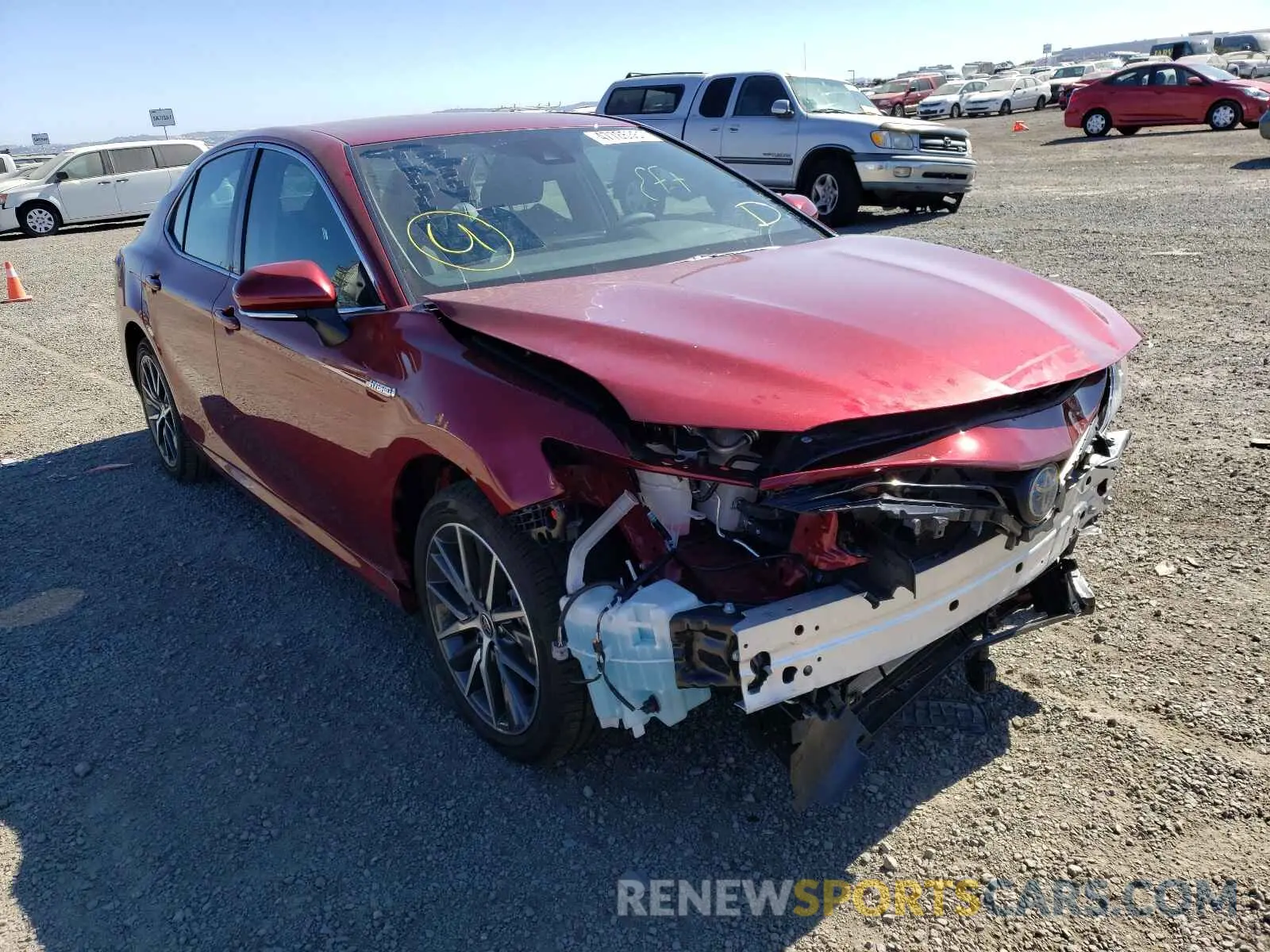 1 fotografías del automóvil dañado 4T1F31AK2MU550625 TOYOTA CAMRY 2021