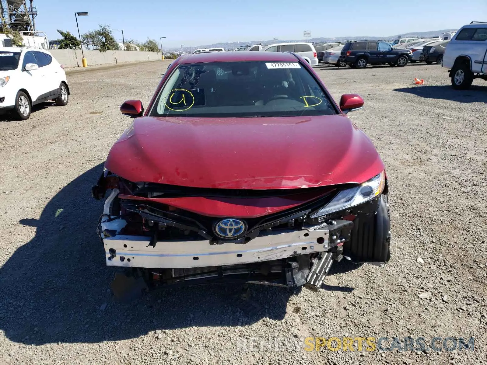 9 fotografías del automóvil dañado 4T1F31AK2MU550625 TOYOTA CAMRY 2021