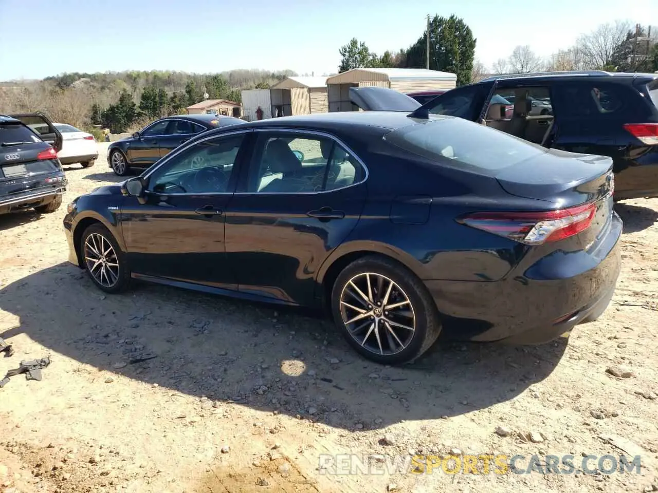 2 fotografías del automóvil dañado 4T1F31AK5MU557388 TOYOTA CAMRY 2021