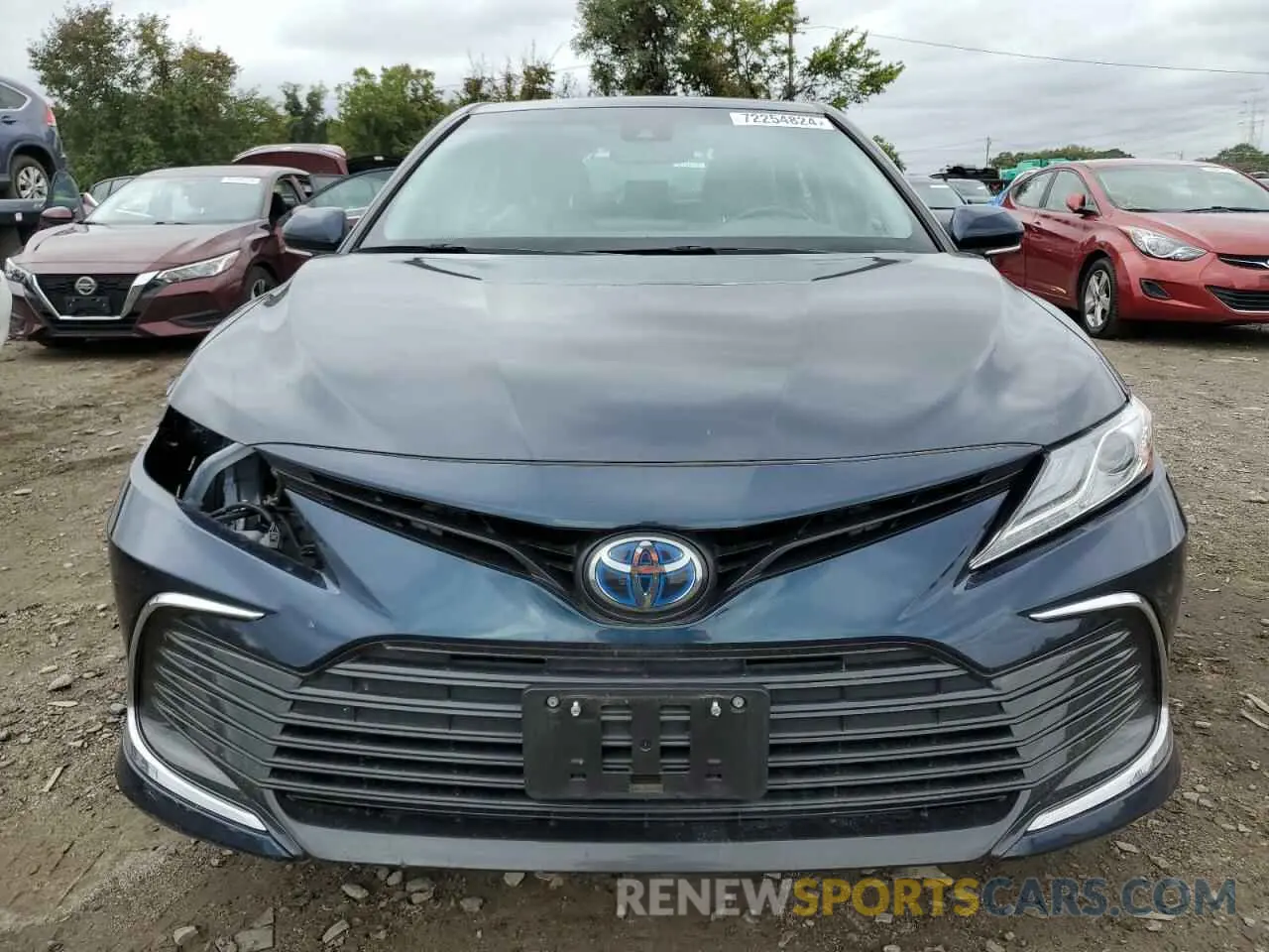 5 fotografías del automóvil dañado 4T1F31AK5MU567063 TOYOTA CAMRY 2021