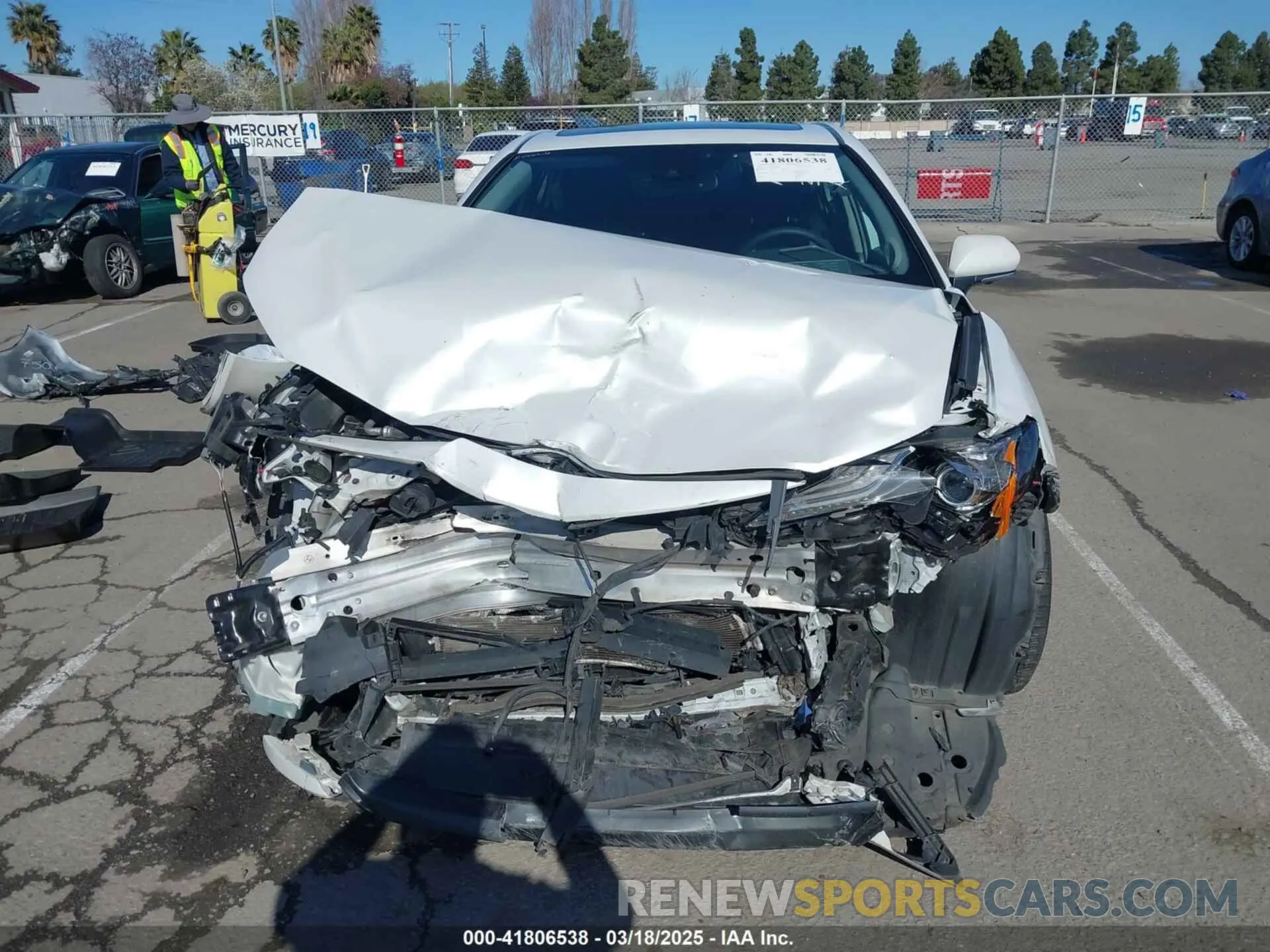 12 fotografías del automóvil dañado 4T1F31AK7MU548885 TOYOTA CAMRY 2021