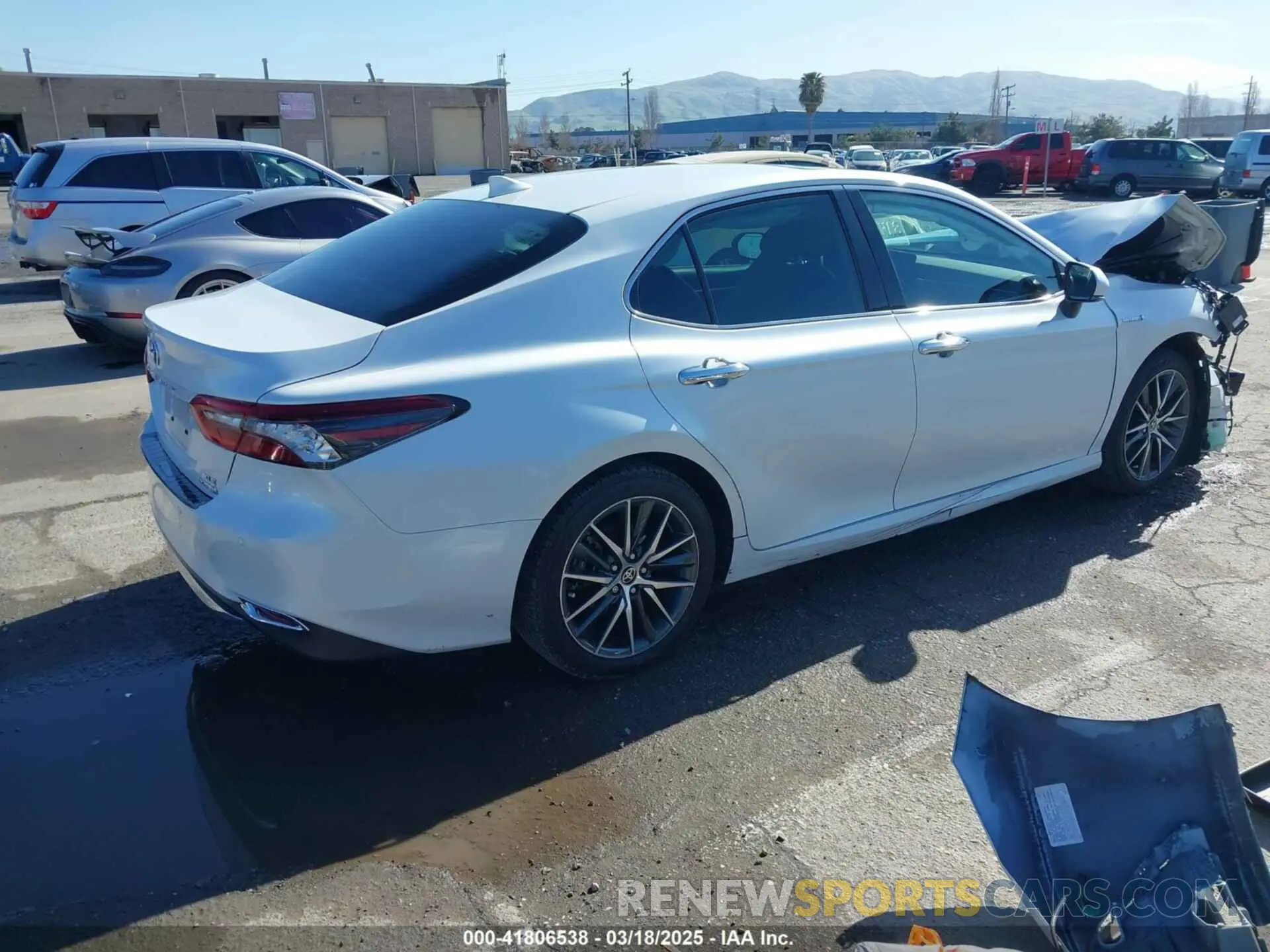 4 fotografías del automóvil dañado 4T1F31AK7MU548885 TOYOTA CAMRY 2021