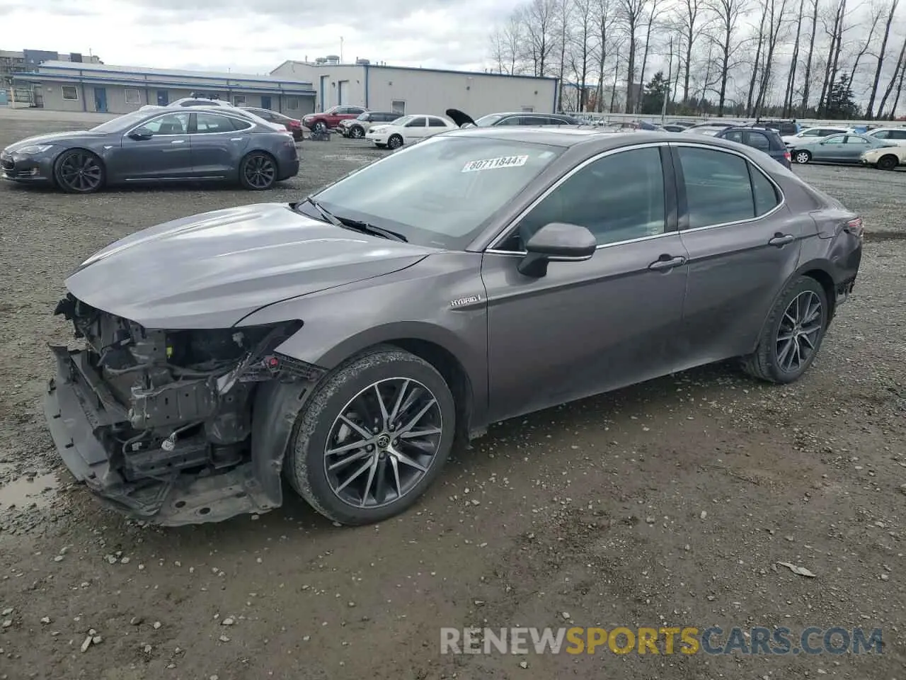 1 fotografías del automóvil dañado 4T1F31AK8MU562309 TOYOTA CAMRY 2021
