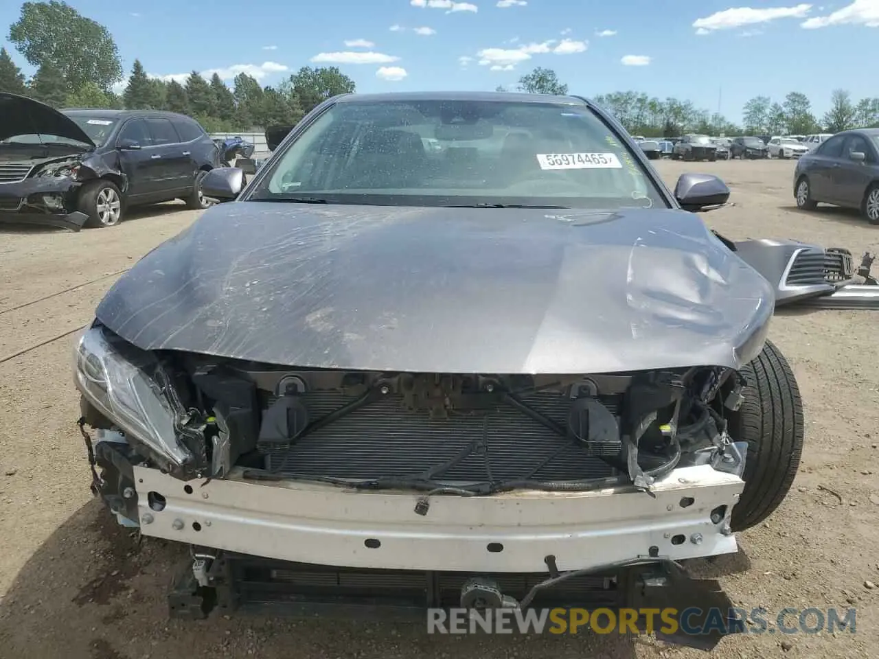 5 fotografías del automóvil dañado 4T1F31AK9MU564196 TOYOTA CAMRY 2021