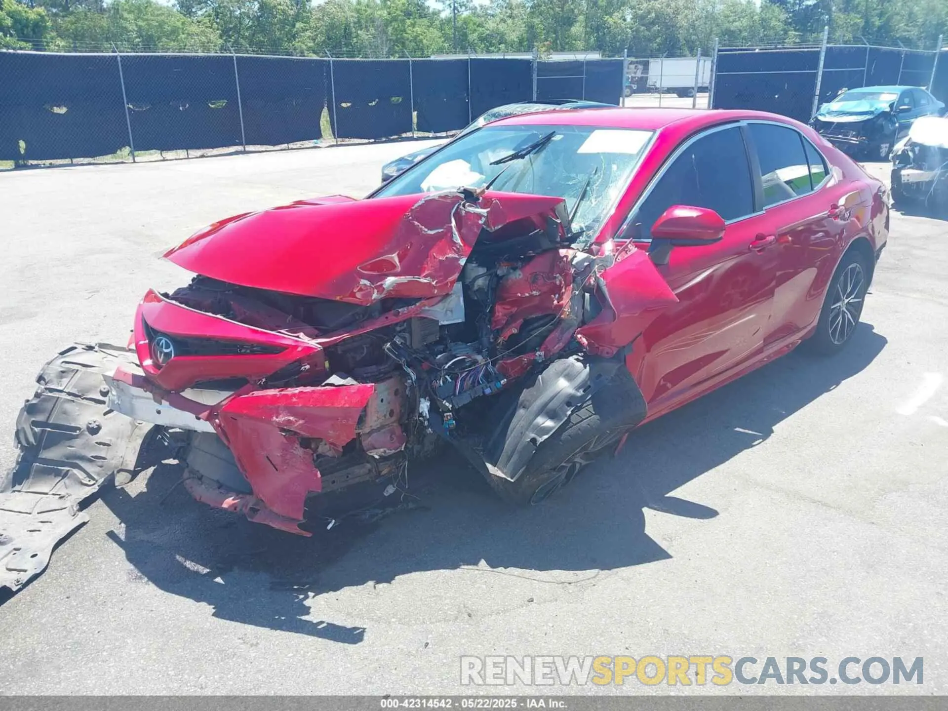 6 fotografías del automóvil dañado 4T1G11AK0MU448248 TOYOTA CAMRY 2021