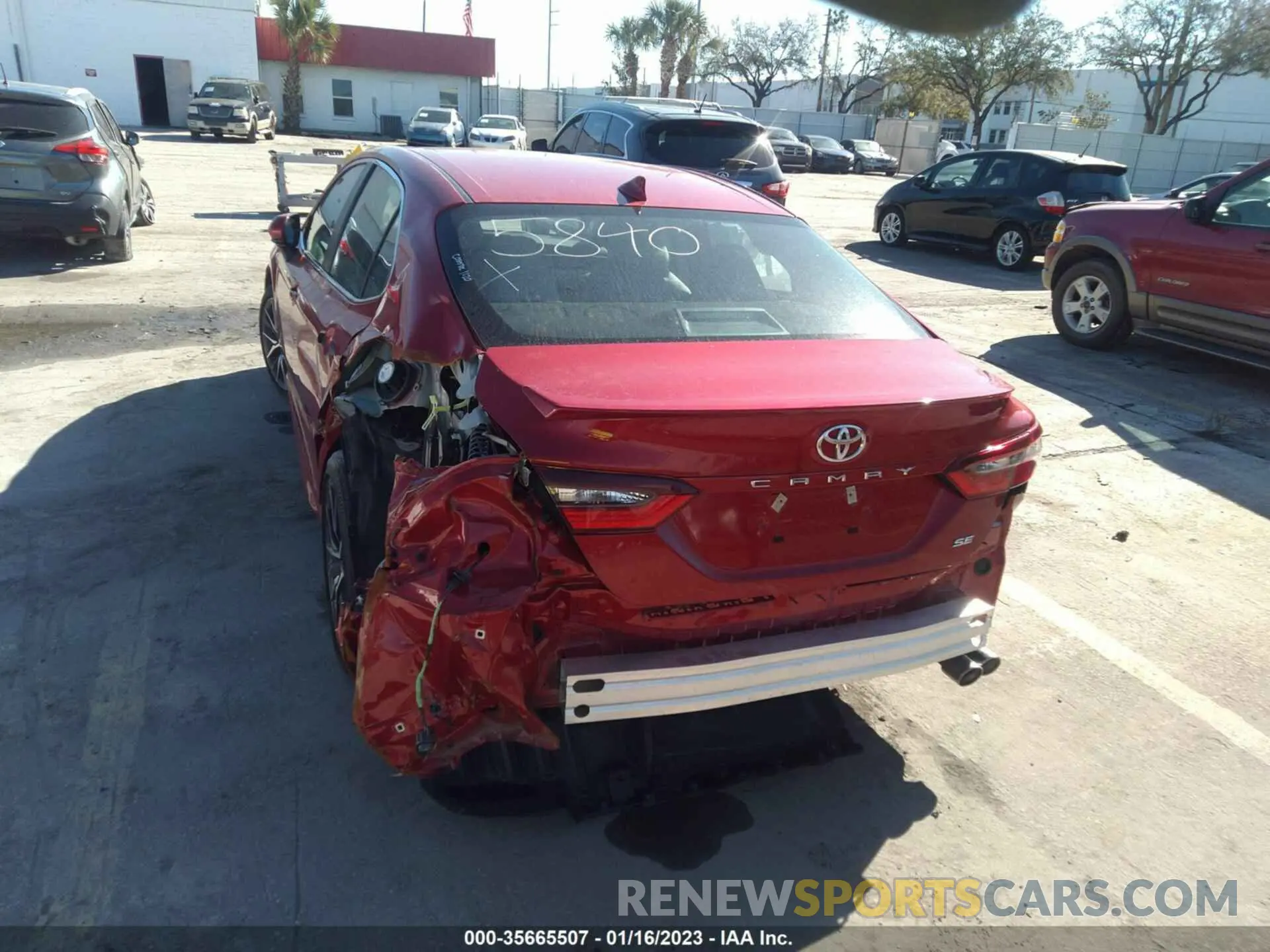 6 fotografías del automóvil dañado 4T1G11AK0MU475840 TOYOTA CAMRY 2021