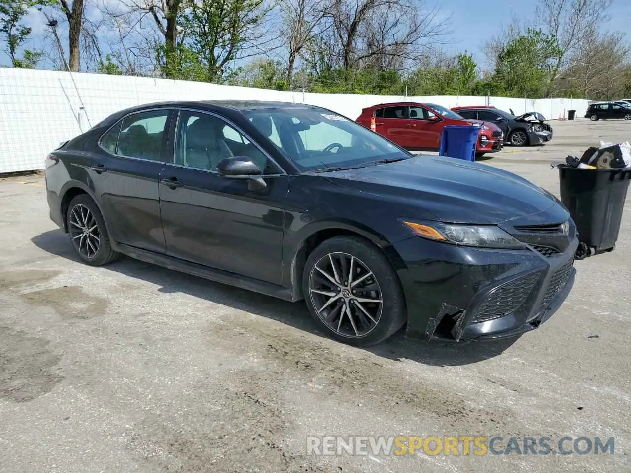 4 fotografías del automóvil dañado 4T1G11AK0MU544753 TOYOTA CAMRY 2021
