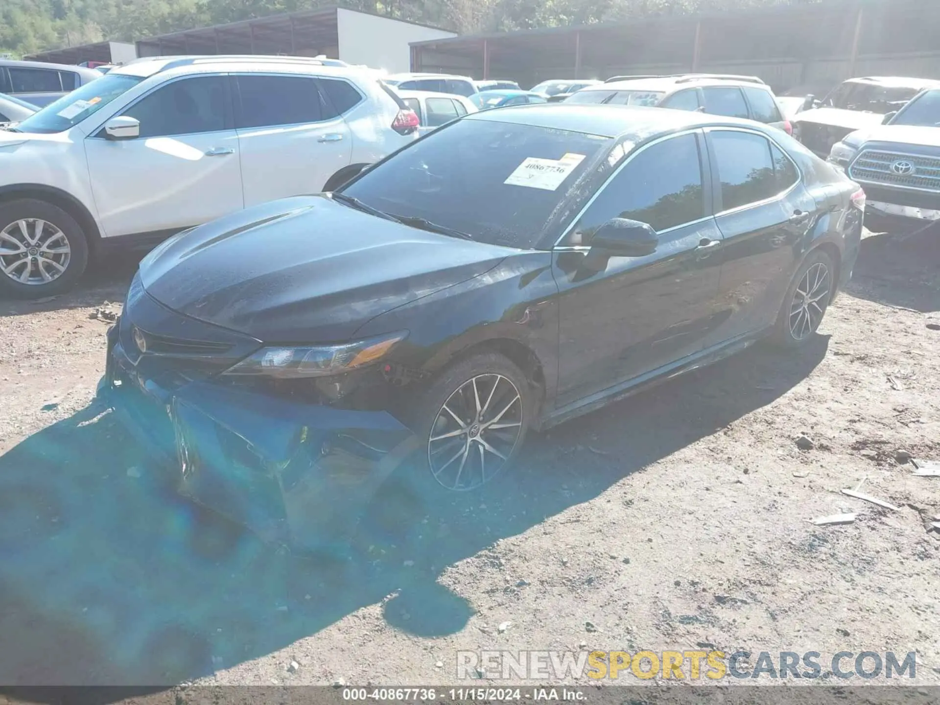 2 fotografías del automóvil dañado 4T1G11AK0MU561794 TOYOTA CAMRY 2021