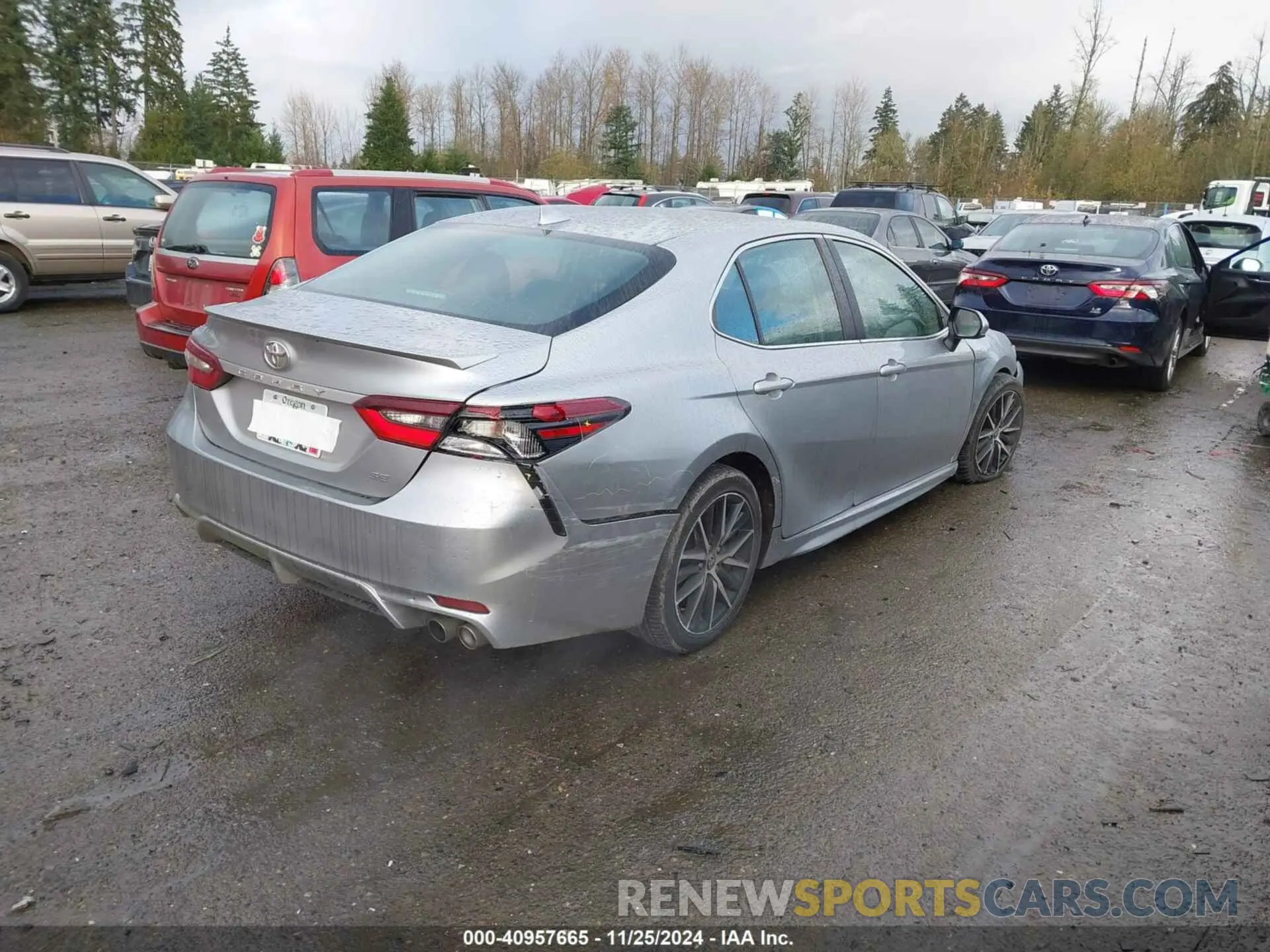 4 fotografías del automóvil dañado 4T1G11AK0MU605339 TOYOTA CAMRY 2021