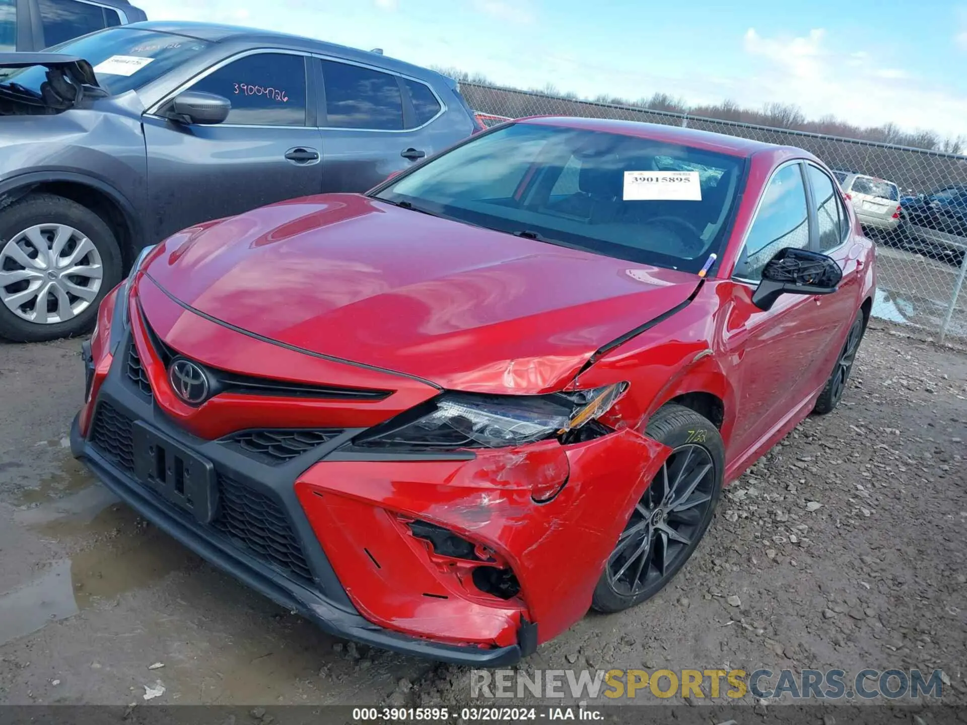 2 fotografías del automóvil dañado 4T1G11AK1MU425397 TOYOTA CAMRY 2021