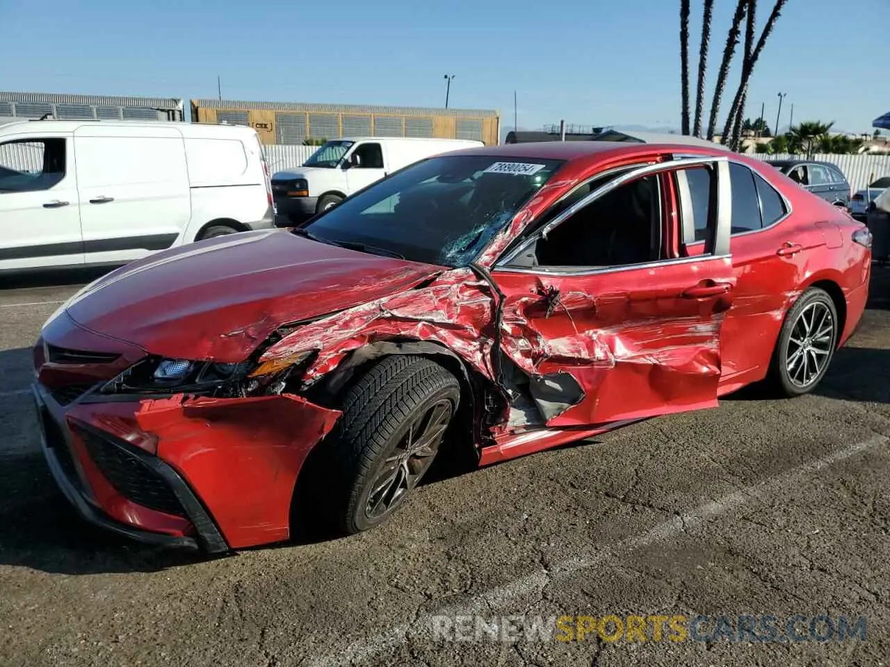 1 fotografías del automóvil dañado 4T1G11AK1MU451451 TOYOTA CAMRY 2021
