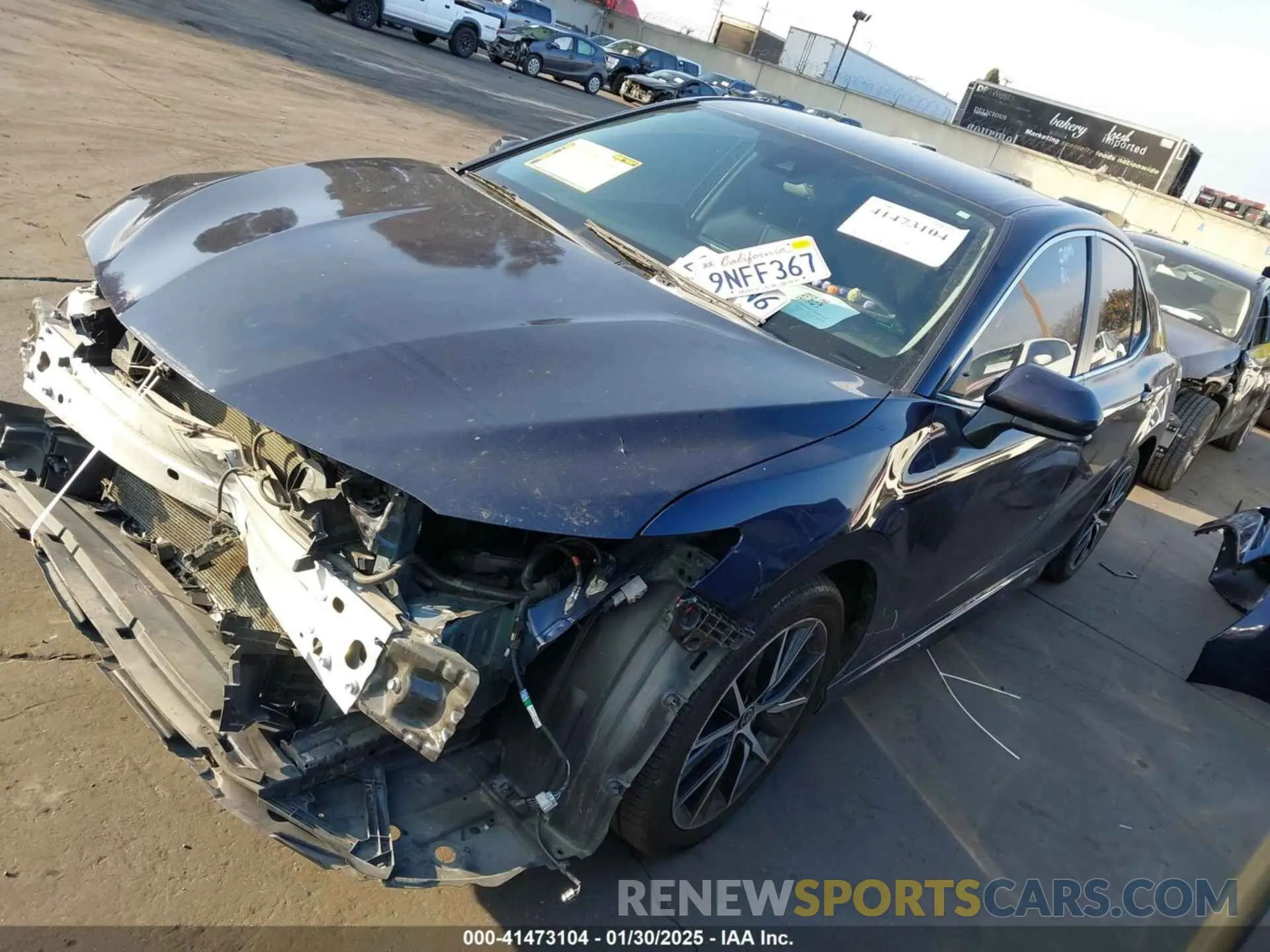 2 fotografías del automóvil dañado 4T1G11AK1MU465172 TOYOTA CAMRY 2021