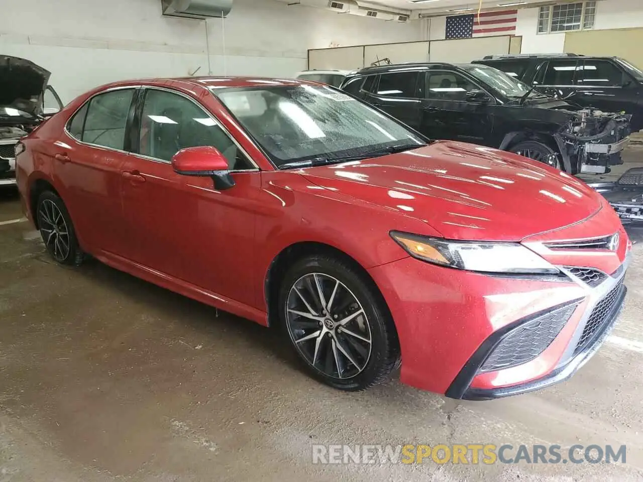 4 fotografías del automóvil dañado 4T1G11AK1MU486510 TOYOTA CAMRY 2021