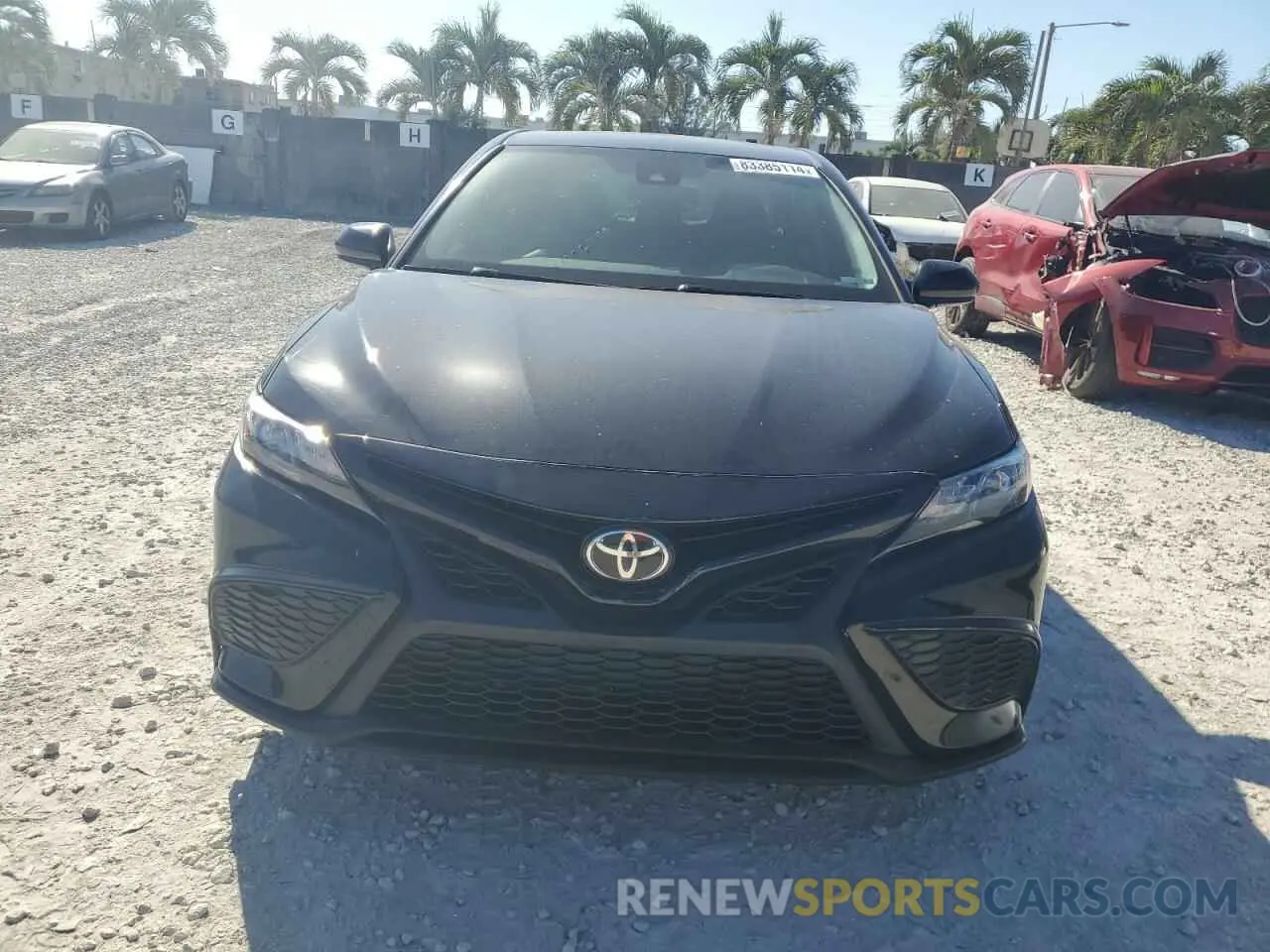 5 fotografías del automóvil dañado 4T1G11AK1MU551646 TOYOTA CAMRY 2021