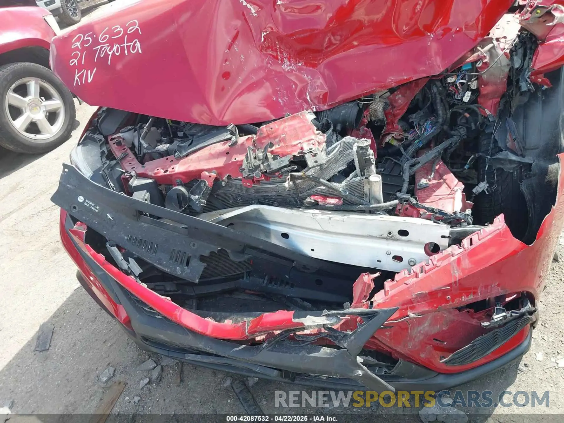 6 fotografías del automóvil dañado 4T1G11AK2MU417082 TOYOTA CAMRY 2021