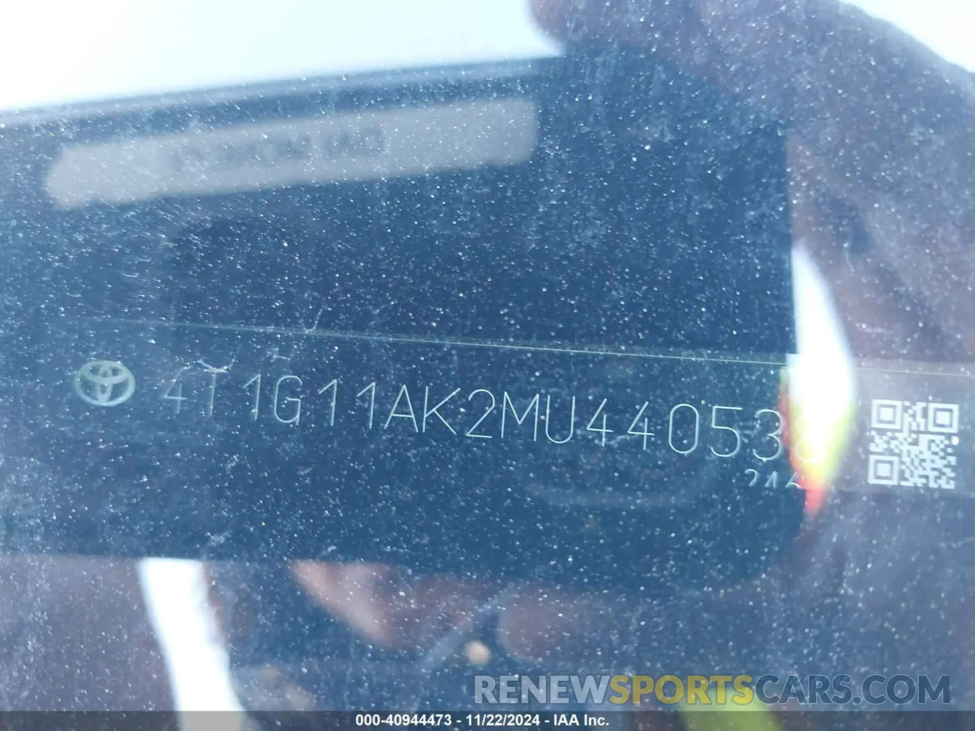 9 fotografías del automóvil dañado 4T1G11AK2MU440538 TOYOTA CAMRY 2021