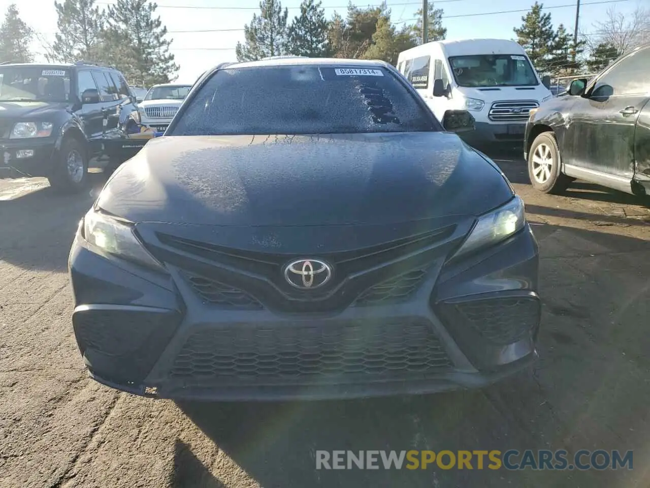 5 fotografías del automóvil dañado 4T1G11AK2MU448123 TOYOTA CAMRY 2021