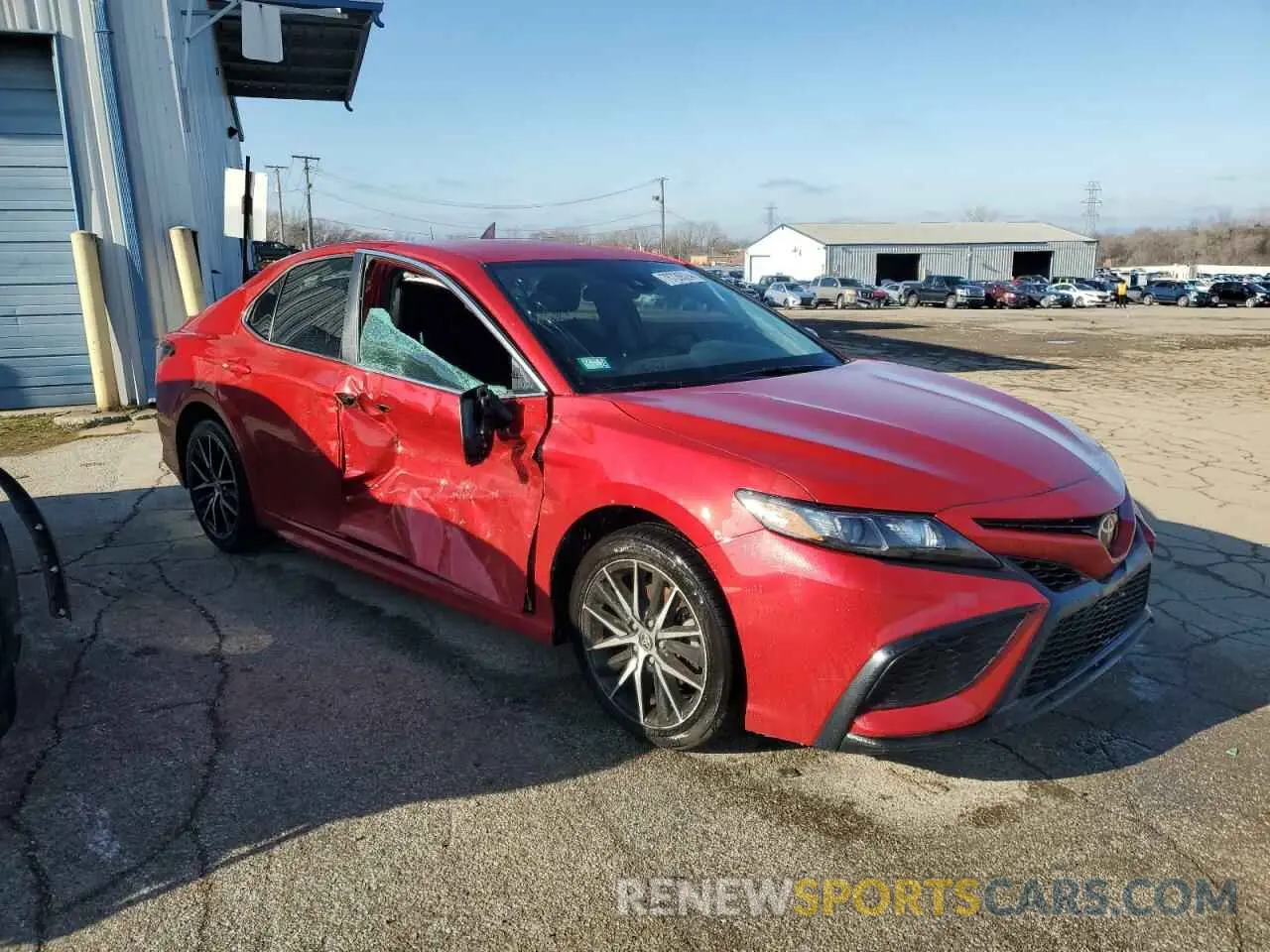 4 fotografías del automóvil dañado 4T1G11AK2MU468503 TOYOTA CAMRY 2021