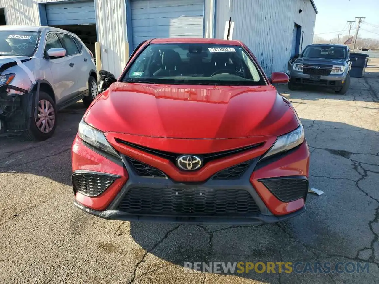 5 fotografías del automóvil dañado 4T1G11AK2MU468503 TOYOTA CAMRY 2021