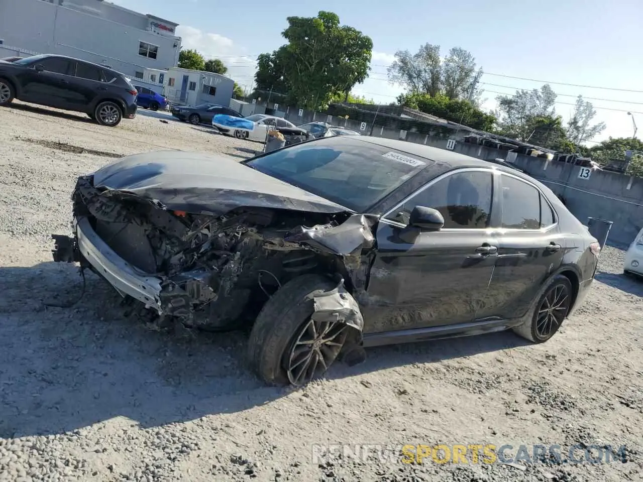 1 fotografías del automóvil dañado 4T1G11AK2MU516856 TOYOTA CAMRY 2021