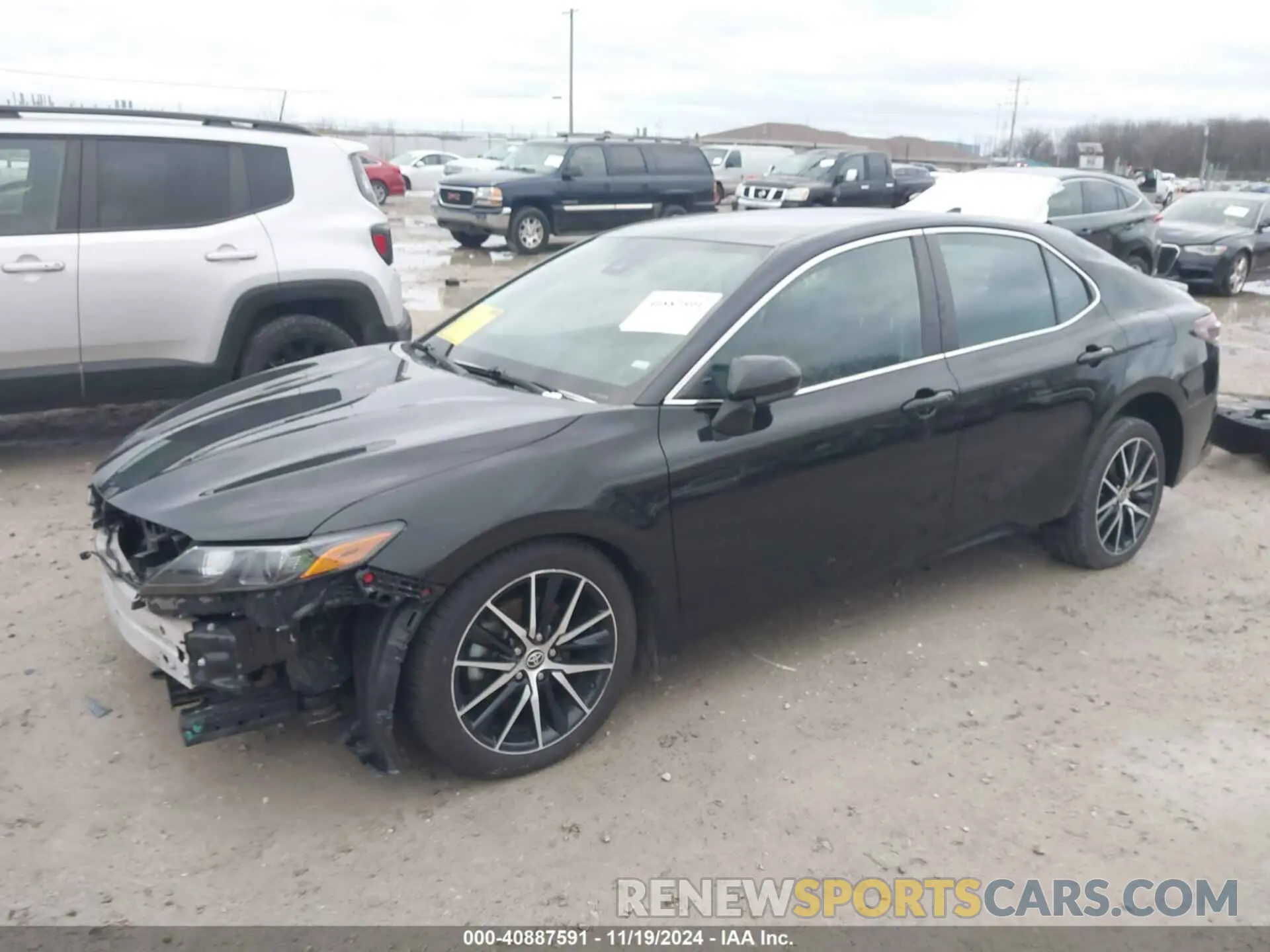 2 fotografías del automóvil dañado 4T1G11AK2MU541031 TOYOTA CAMRY 2021