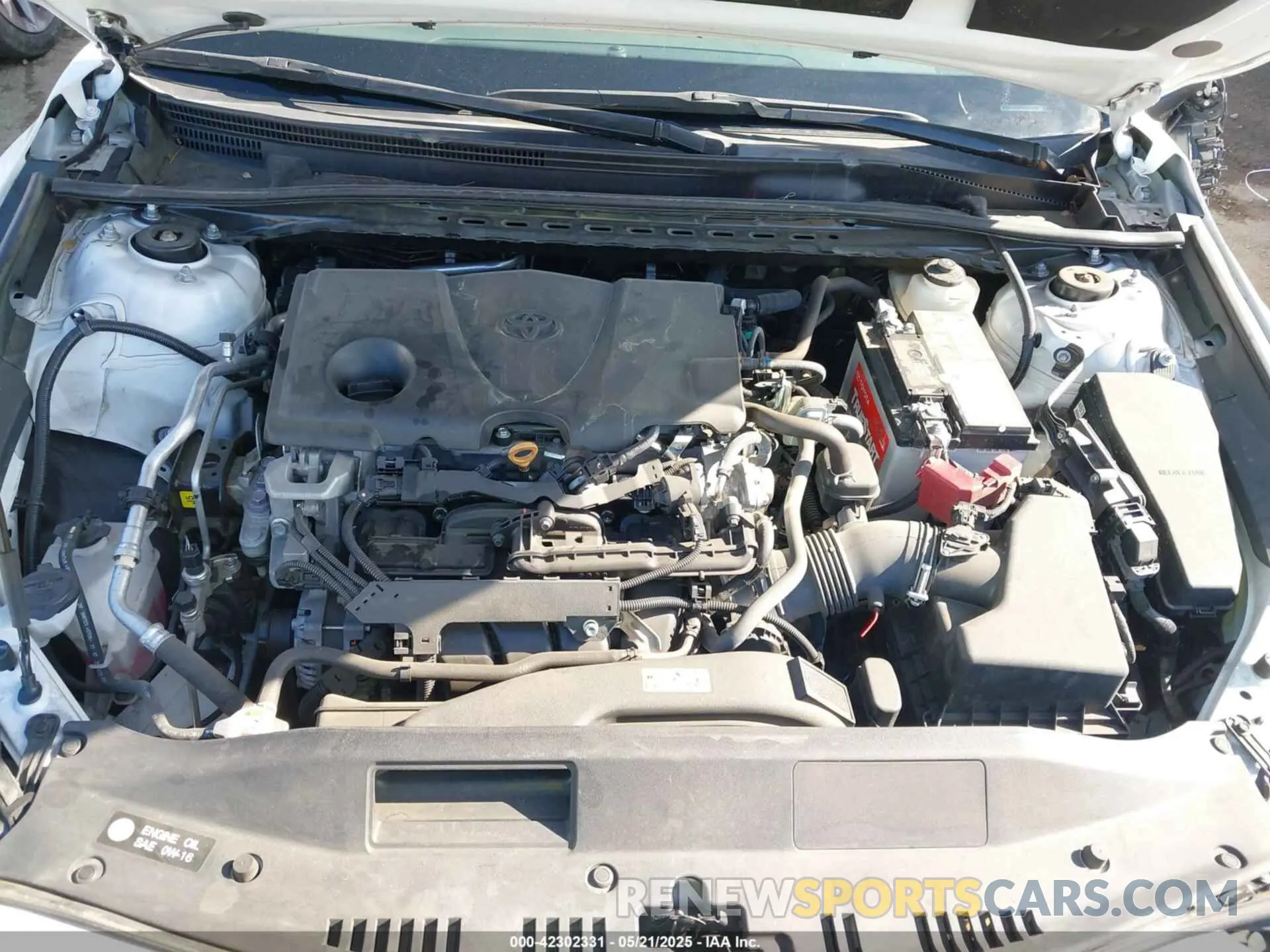 10 fotografías del automóvil dañado 4T1G11AK2MU545807 TOYOTA CAMRY 2021