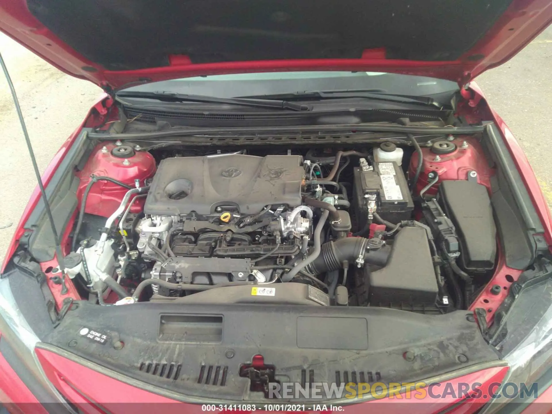 10 fotografías del automóvil dañado 4T1G11AK3MU428513 TOYOTA CAMRY 2021