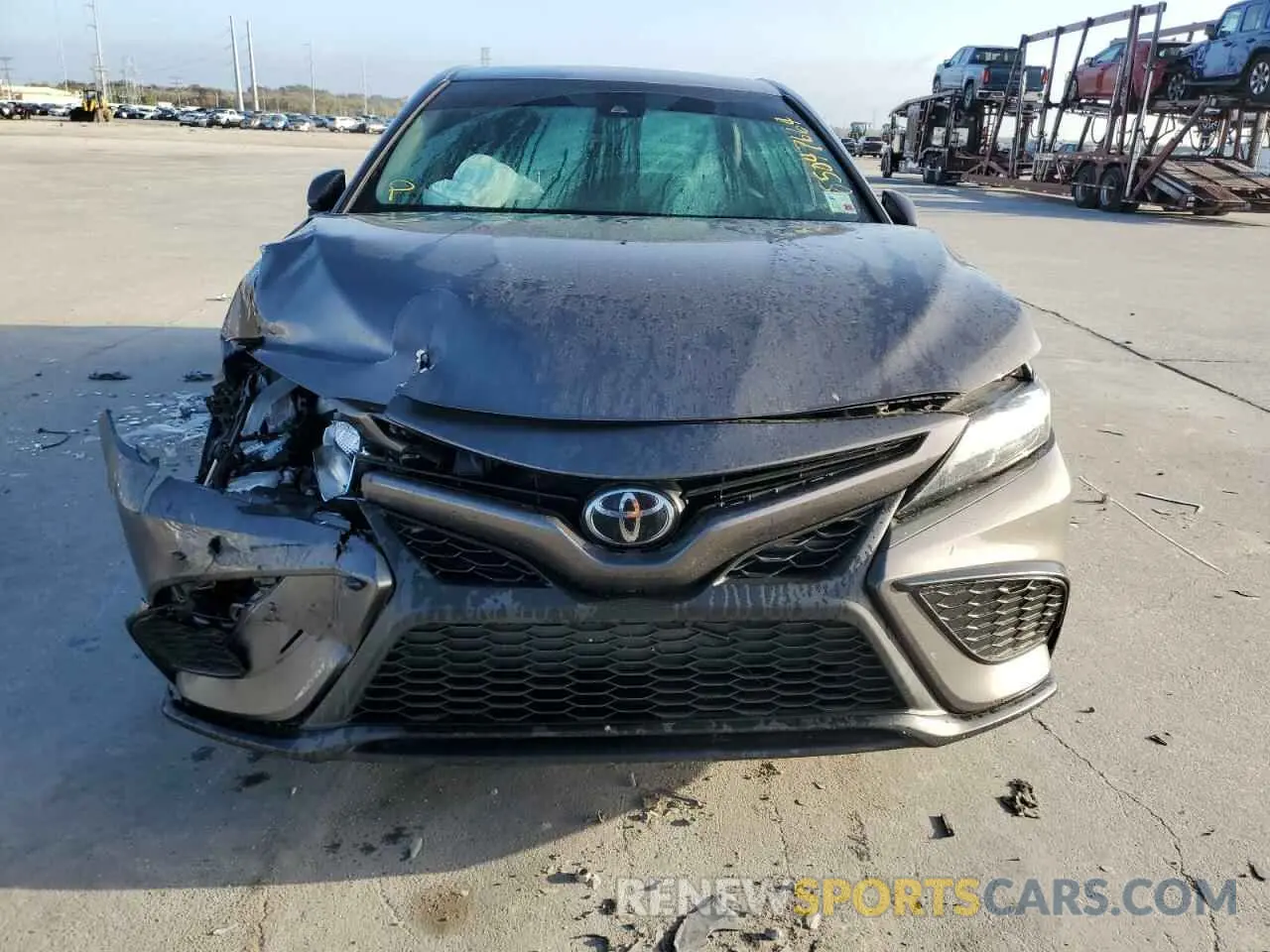 5 fotografías del automóvil dañado 4T1G11AK3MU452049 TOYOTA CAMRY 2021