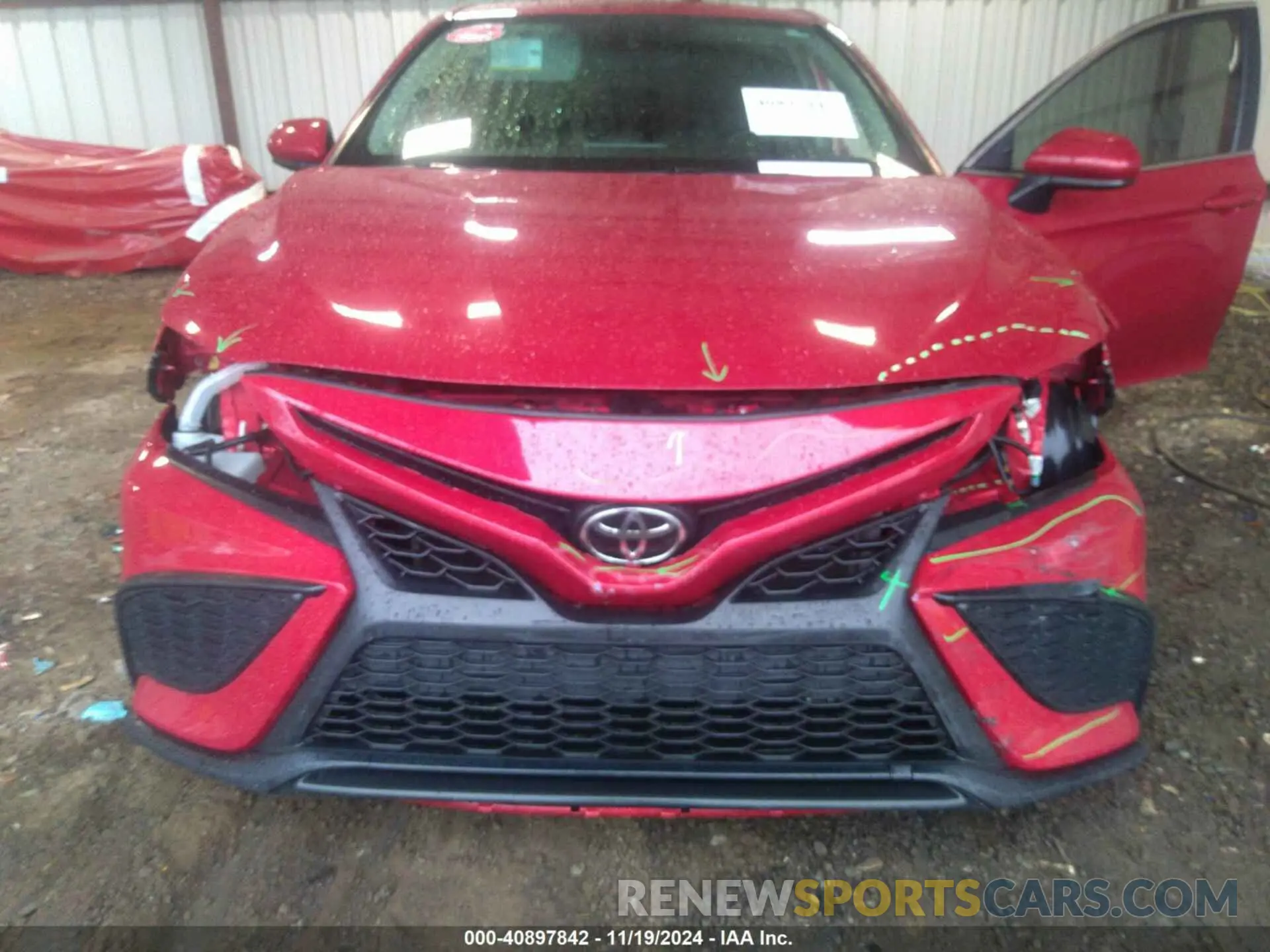 6 fotografías del automóvil dañado 4T1G11AK3MU453959 TOYOTA CAMRY 2021