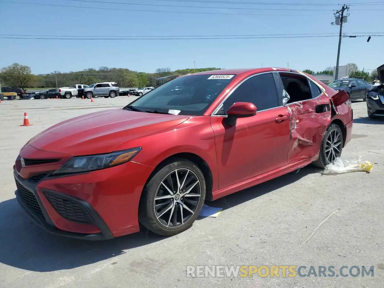 1 fotografías del automóvil dañado 4T1G11AK3MU454920 TOYOTA CAMRY 2021
