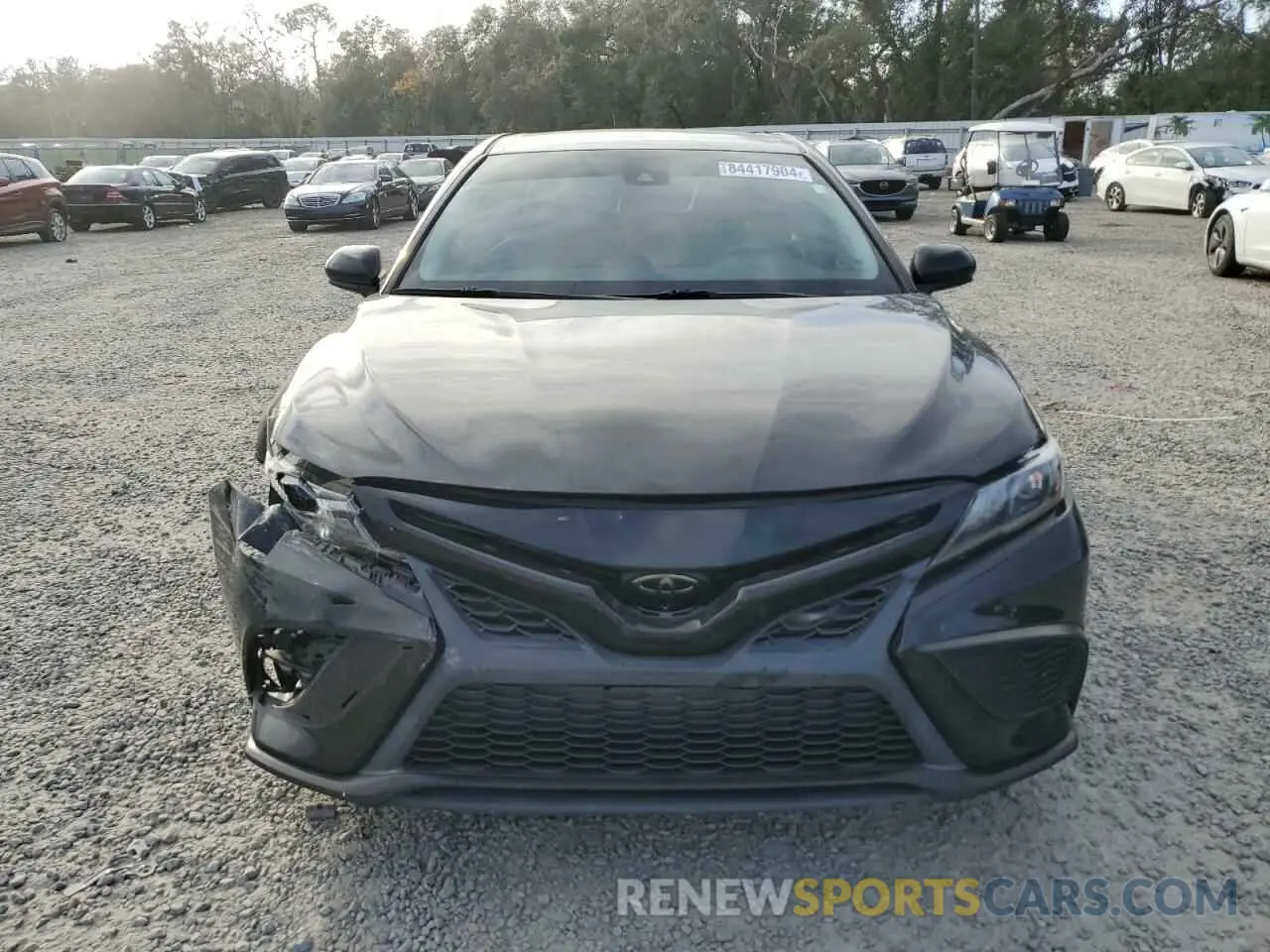 5 fotografías del automóvil dañado 4T1G11AK3MU489389 TOYOTA CAMRY 2021