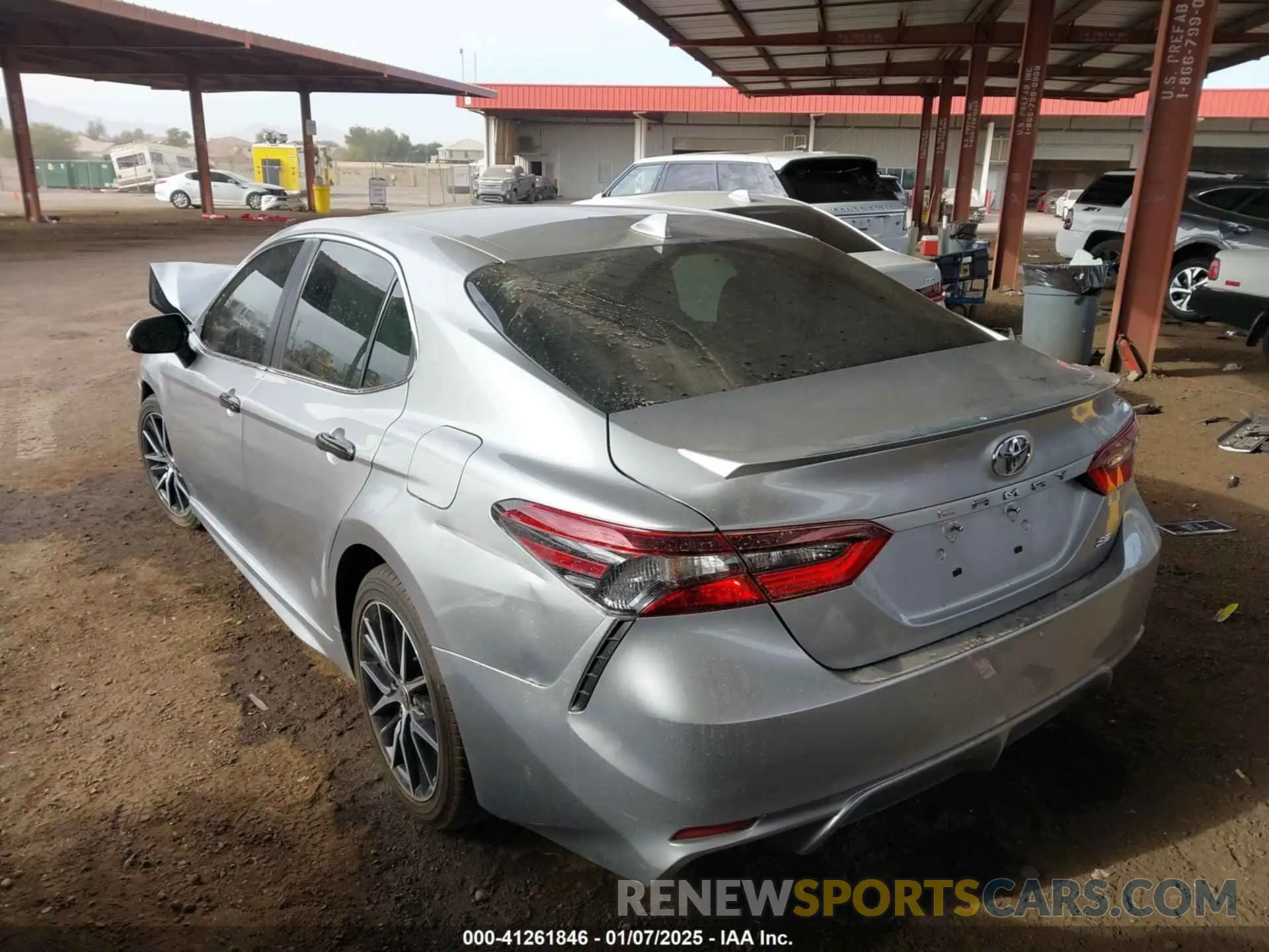 3 fotografías del automóvil dañado 4T1G11AK3MU514758 TOYOTA CAMRY 2021