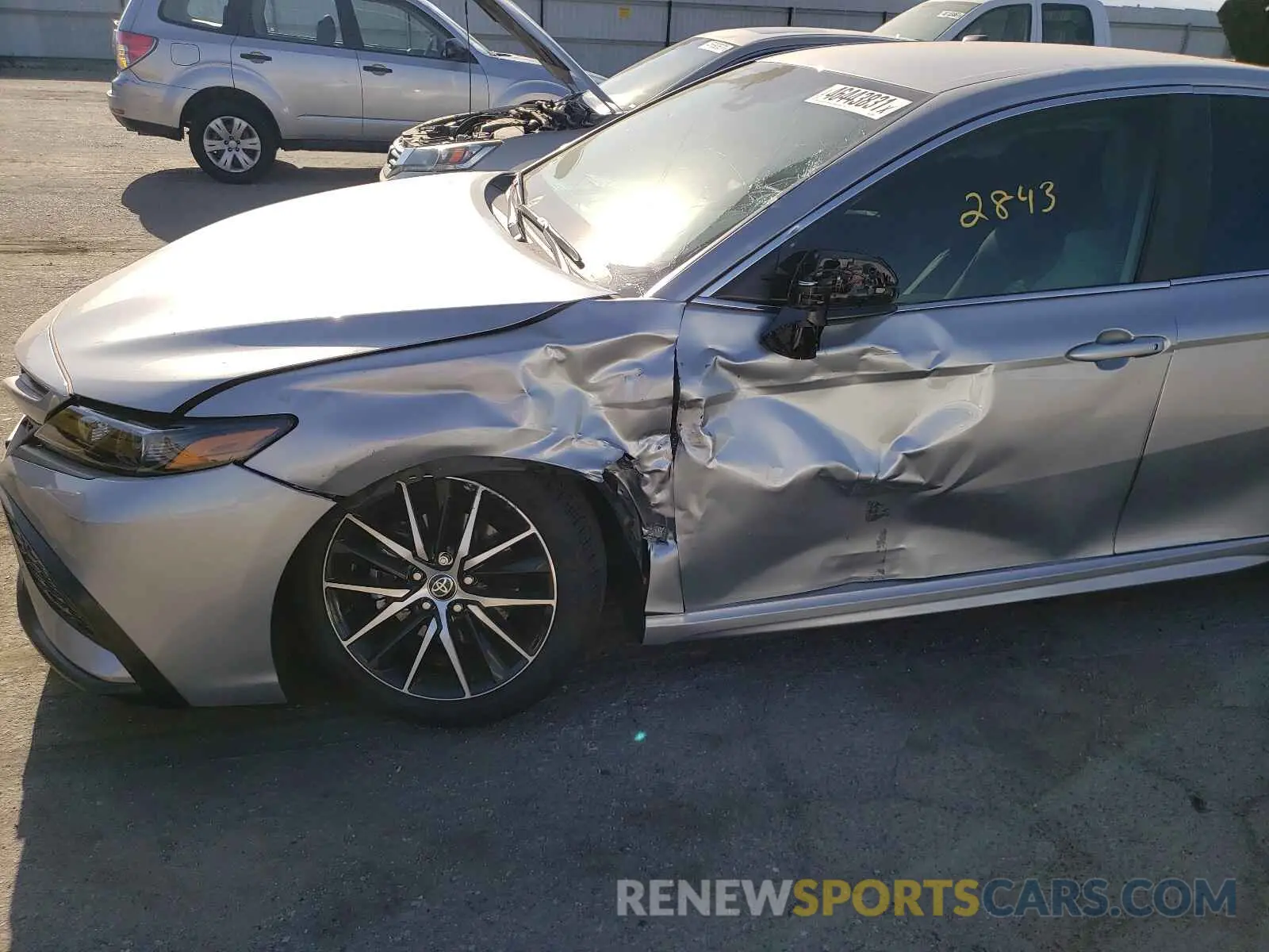 9 fotografías del automóvil dañado 4T1G11AK3MU541989 TOYOTA CAMRY 2021