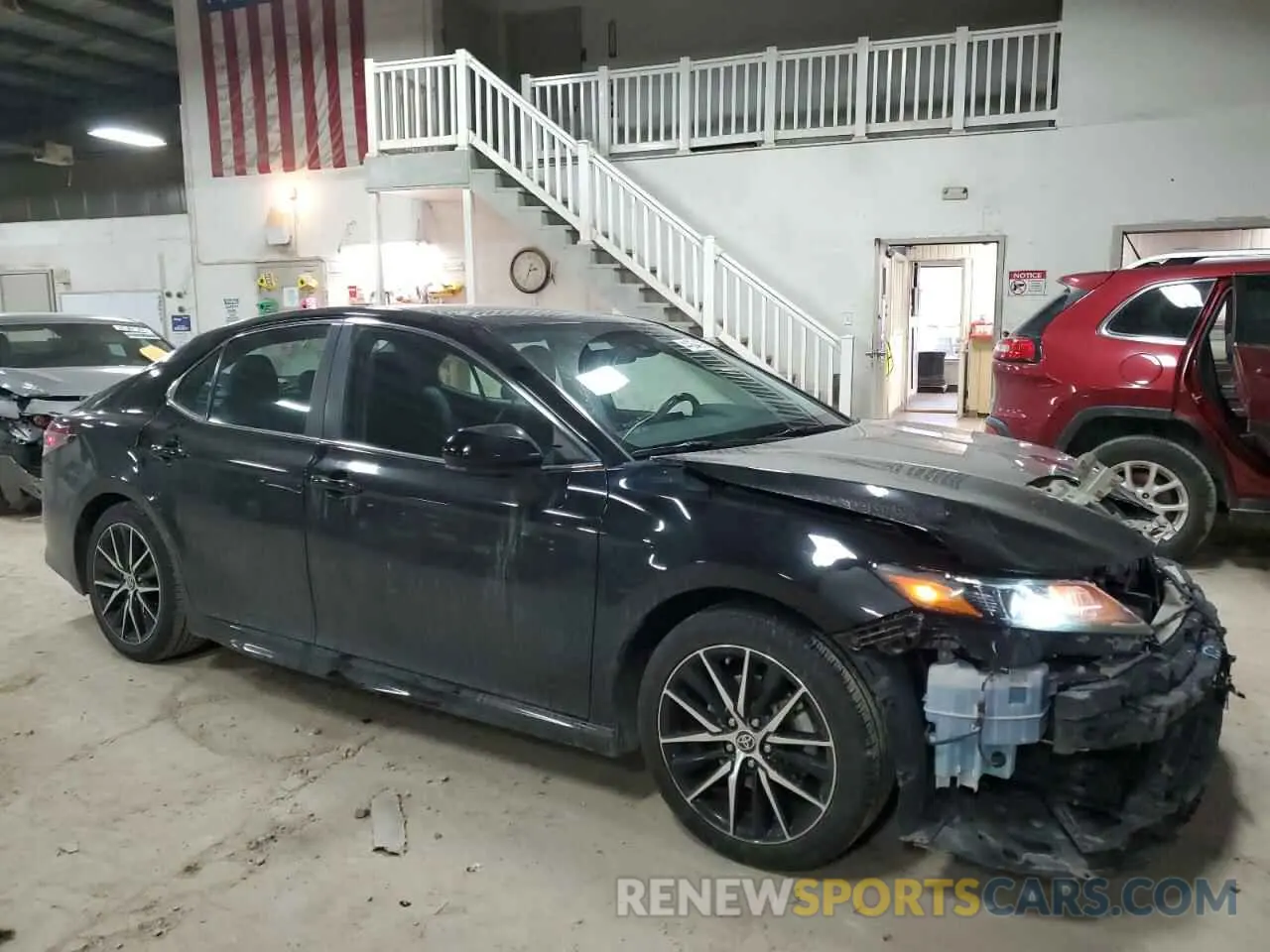 4 fotografías del automóvil dañado 4T1G11AK3MU552149 TOYOTA CAMRY 2021