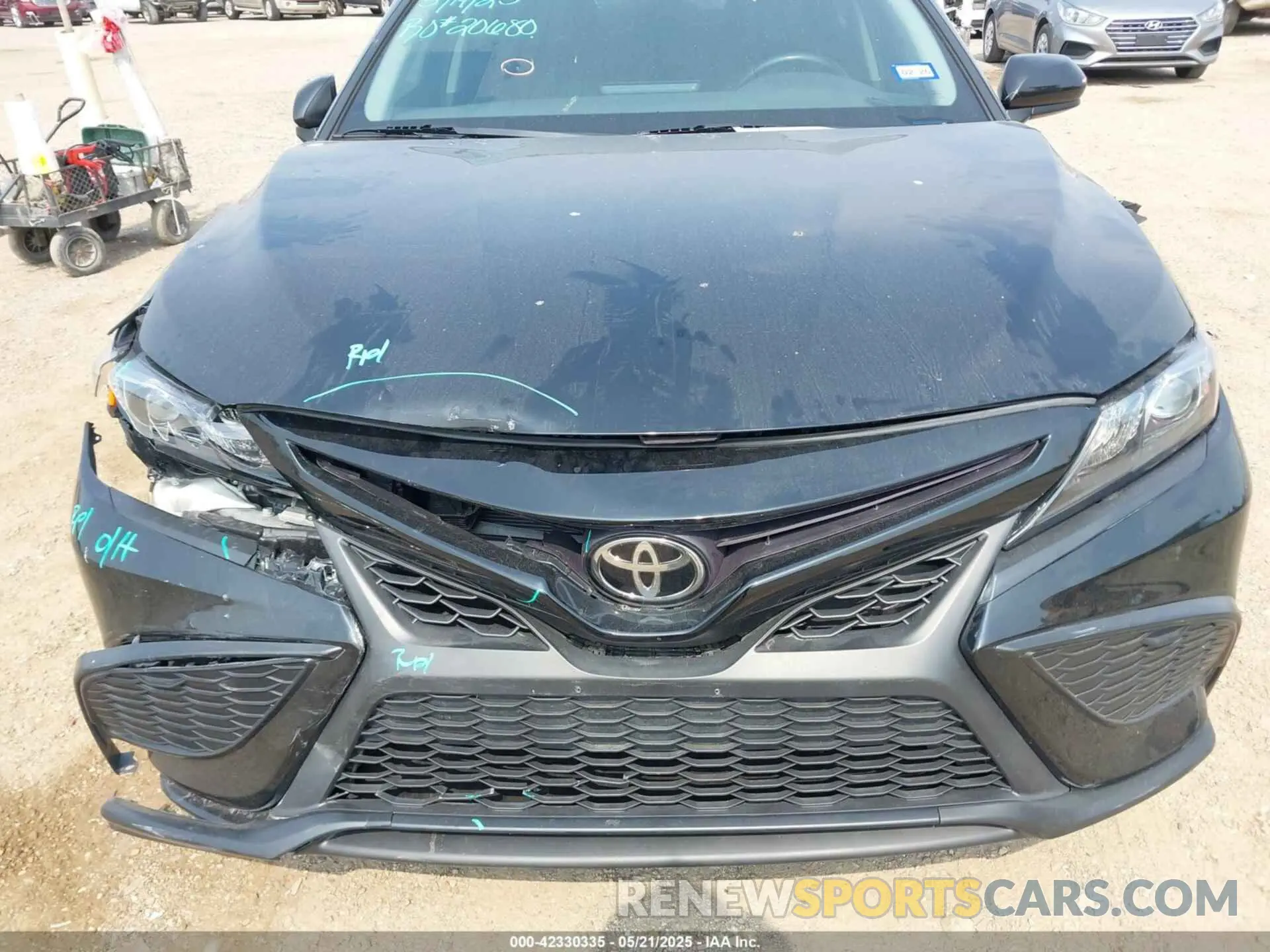 6 fotografías del automóvil dañado 4T1G11AK3MU558775 TOYOTA CAMRY 2021