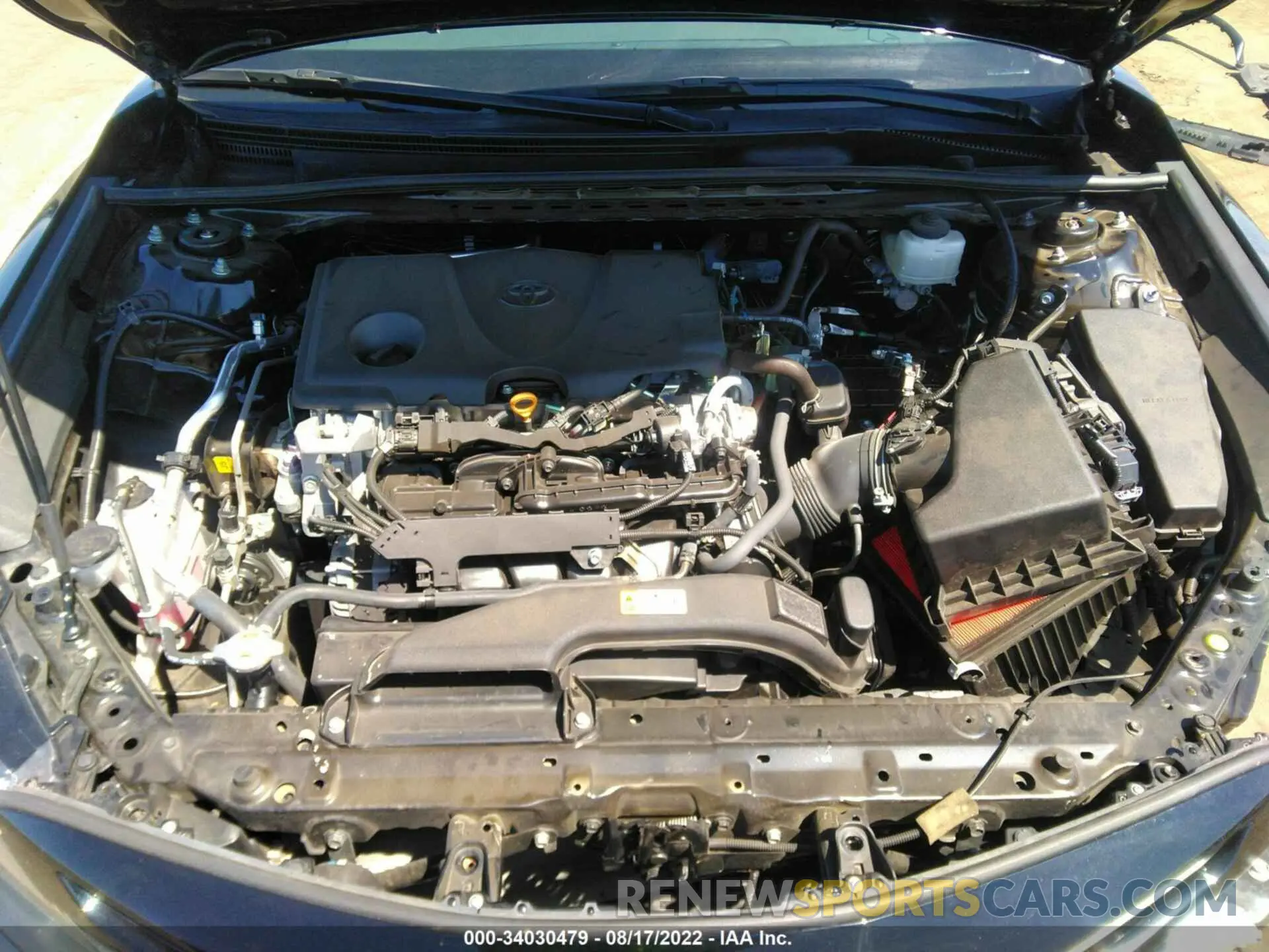 10 fotografías del automóvil dañado 4T1G11AK3MU615444 TOYOTA CAMRY 2021