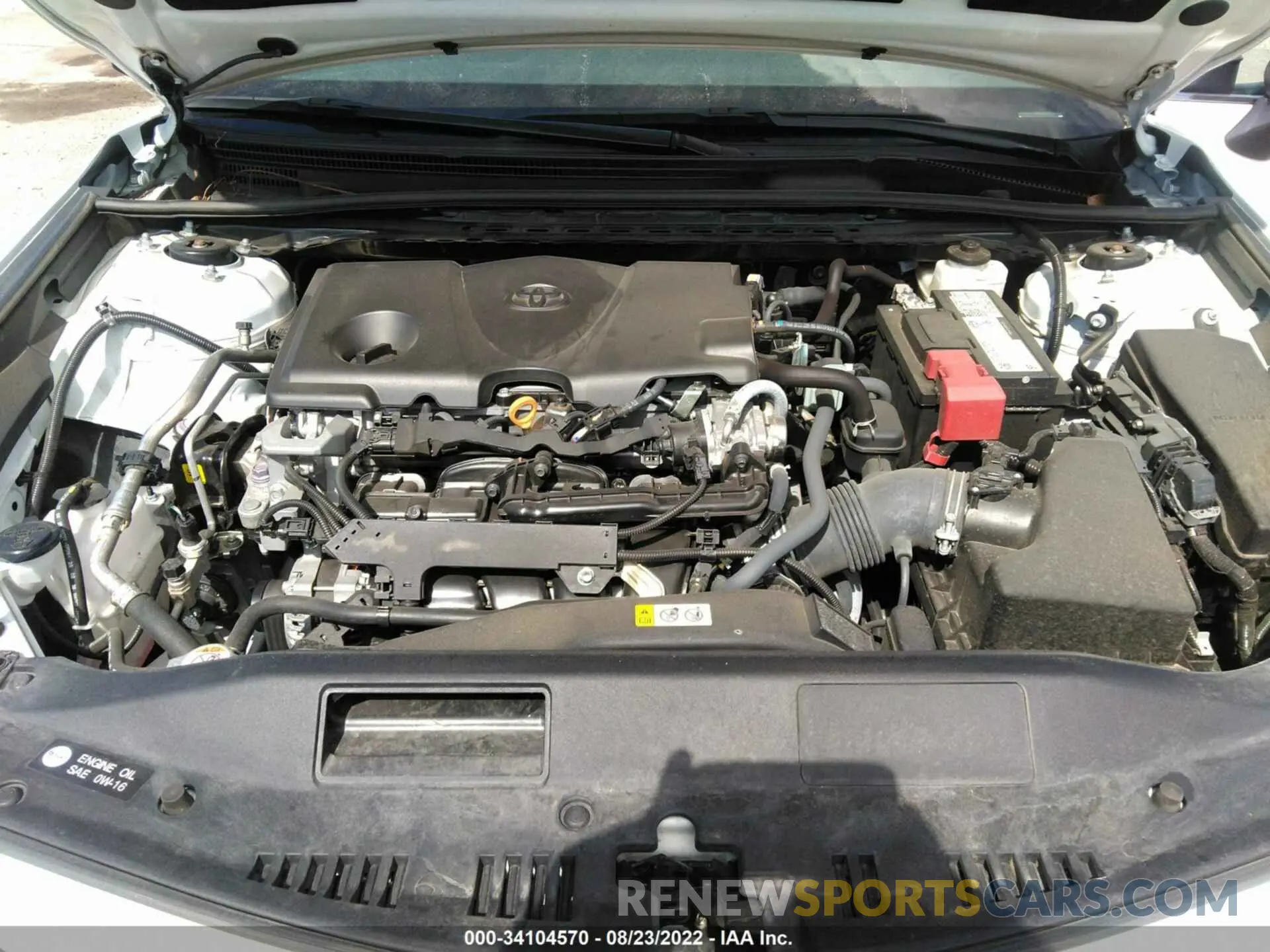 10 fotografías del automóvil dañado 4T1G11AK4MU445157 TOYOTA CAMRY 2021
