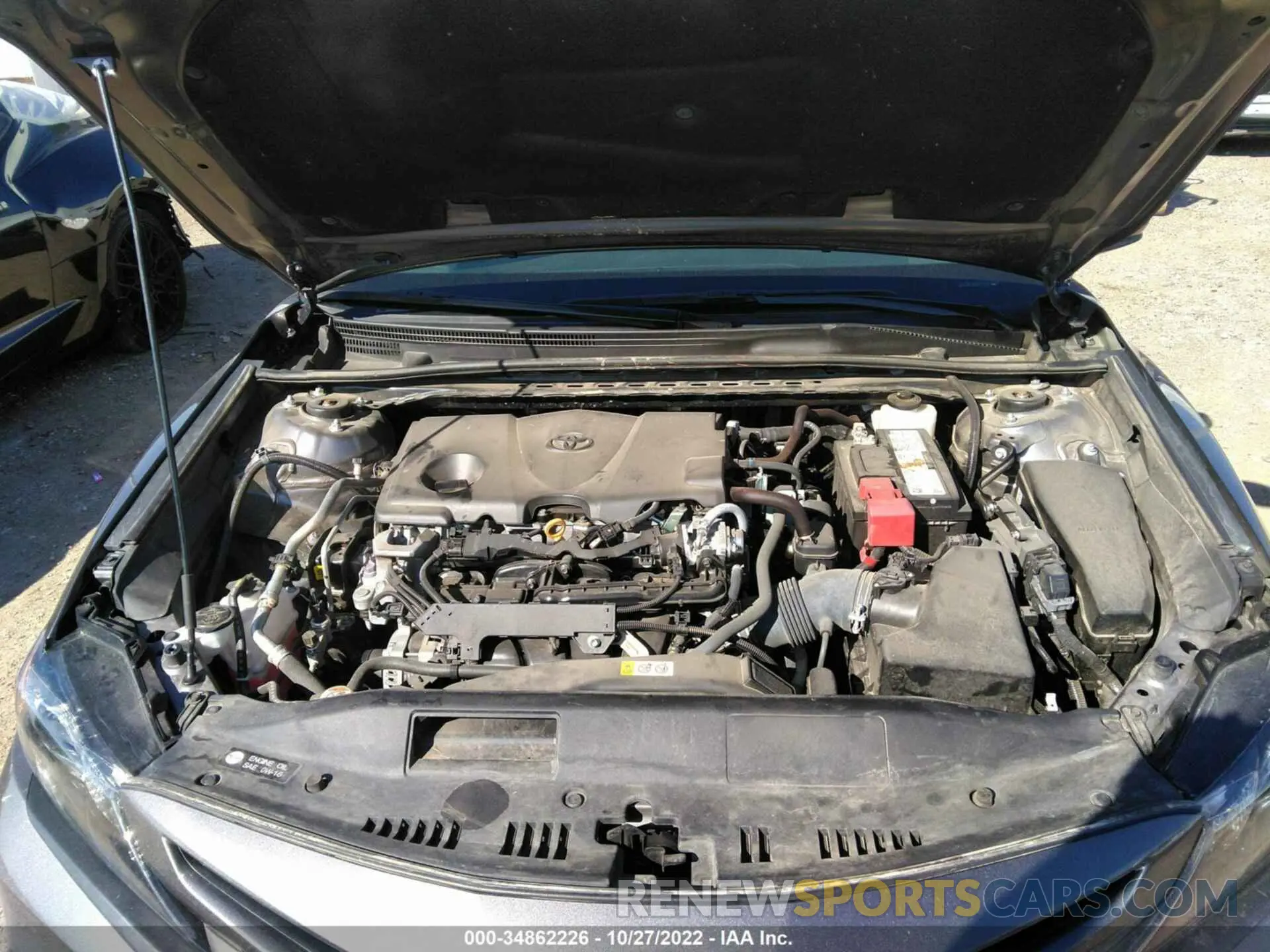 10 fotografías del automóvil dañado 4T1G11AK4MU445630 TOYOTA CAMRY 2021