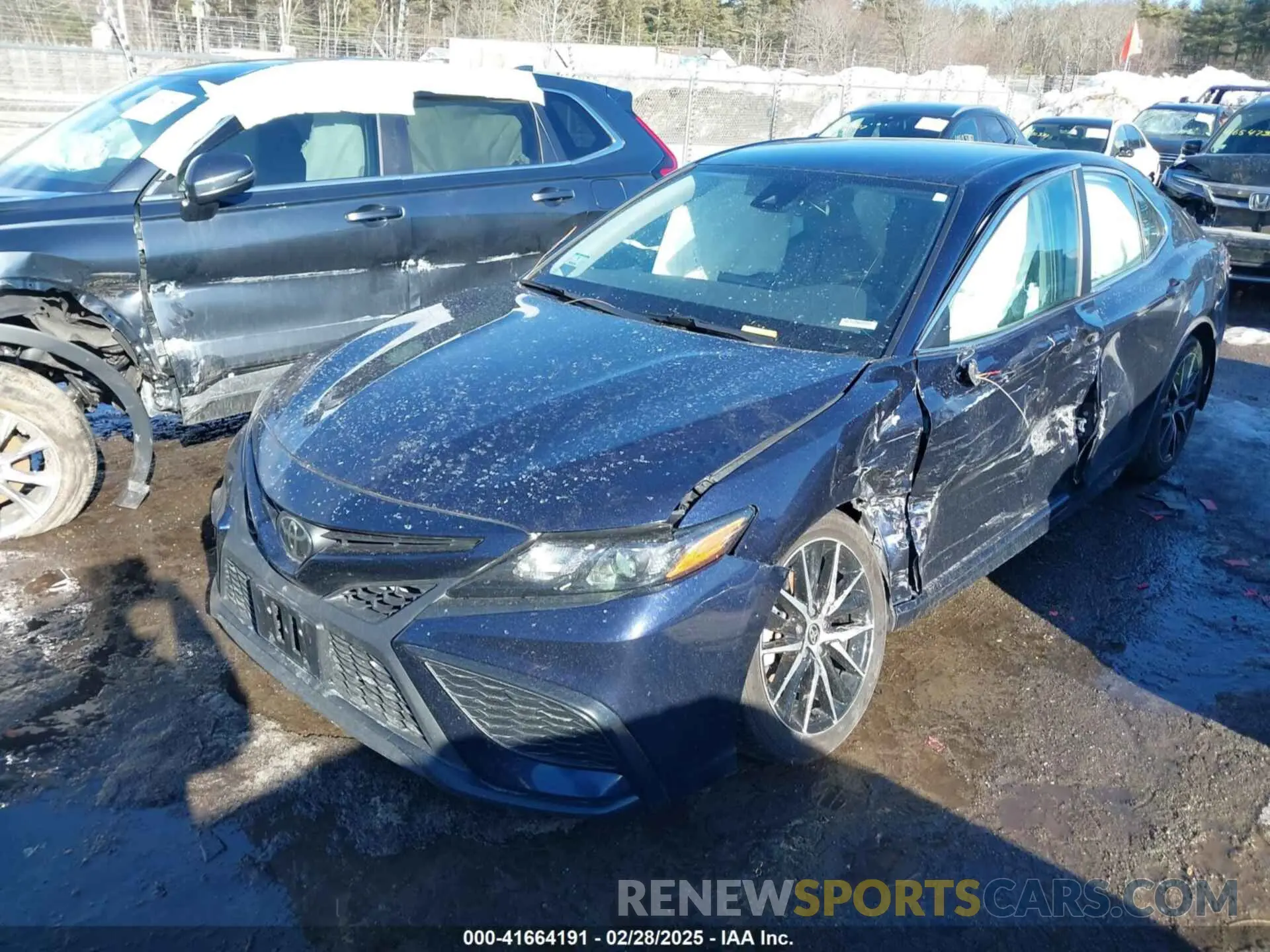2 fotografías del automóvil dañado 4T1G11AK4MU484377 TOYOTA CAMRY 2021