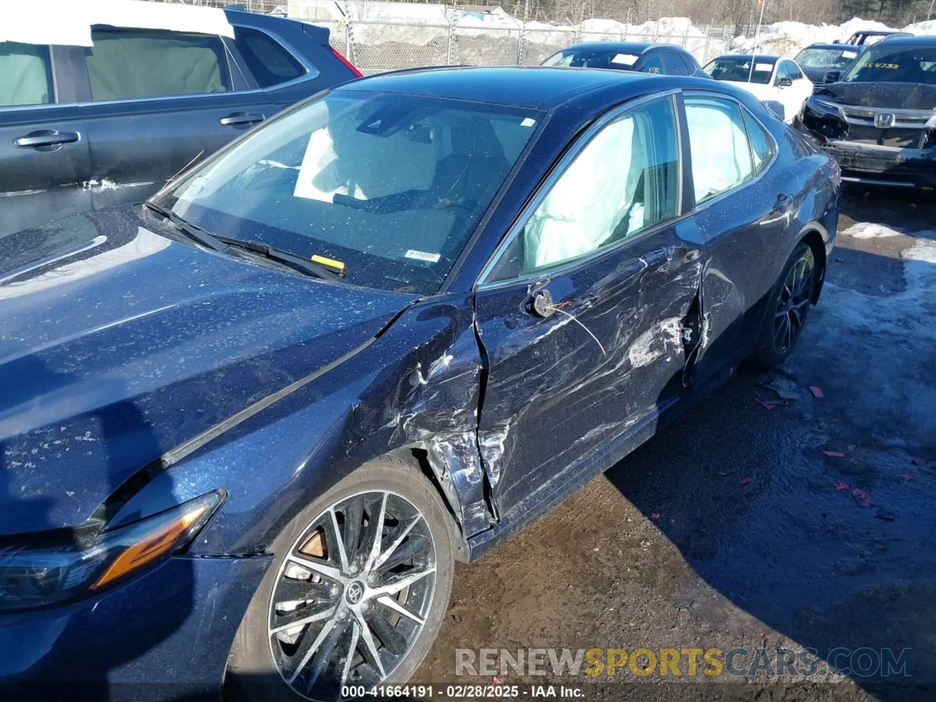 6 fotografías del automóvil dañado 4T1G11AK4MU484377 TOYOTA CAMRY 2021