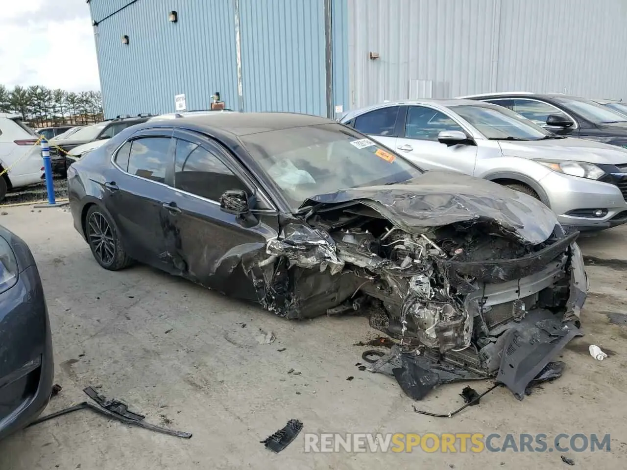 4 fotografías del automóvil dañado 4T1G11AK4MU485867 TOYOTA CAMRY 2021
