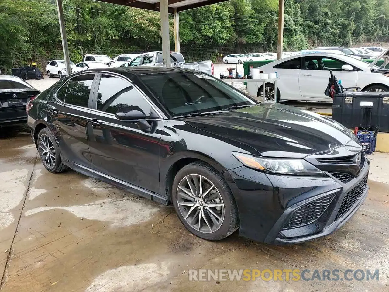 4 fotografías del automóvil dañado 4T1G11AK4MU556193 TOYOTA CAMRY 2021