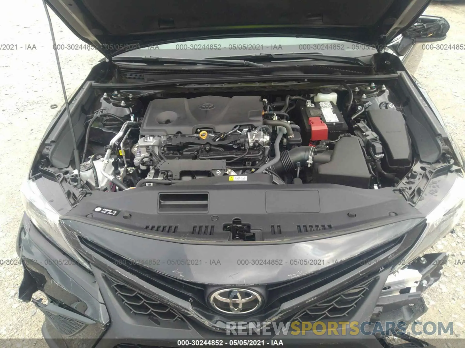 10 fotografías del automóvil dañado 4T1G11AK5MU435821 TOYOTA CAMRY 2021