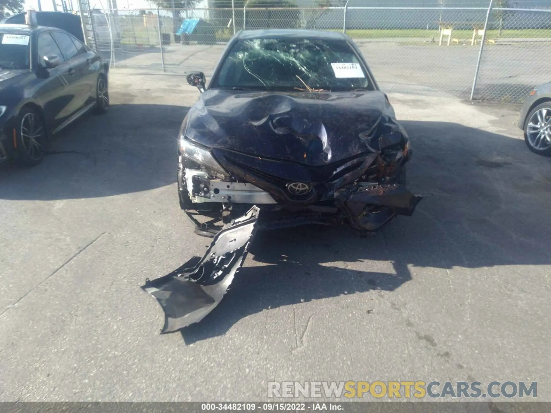 6 fotografías del automóvil dañado 4T1G11AK5MU571477 TOYOTA CAMRY 2021
