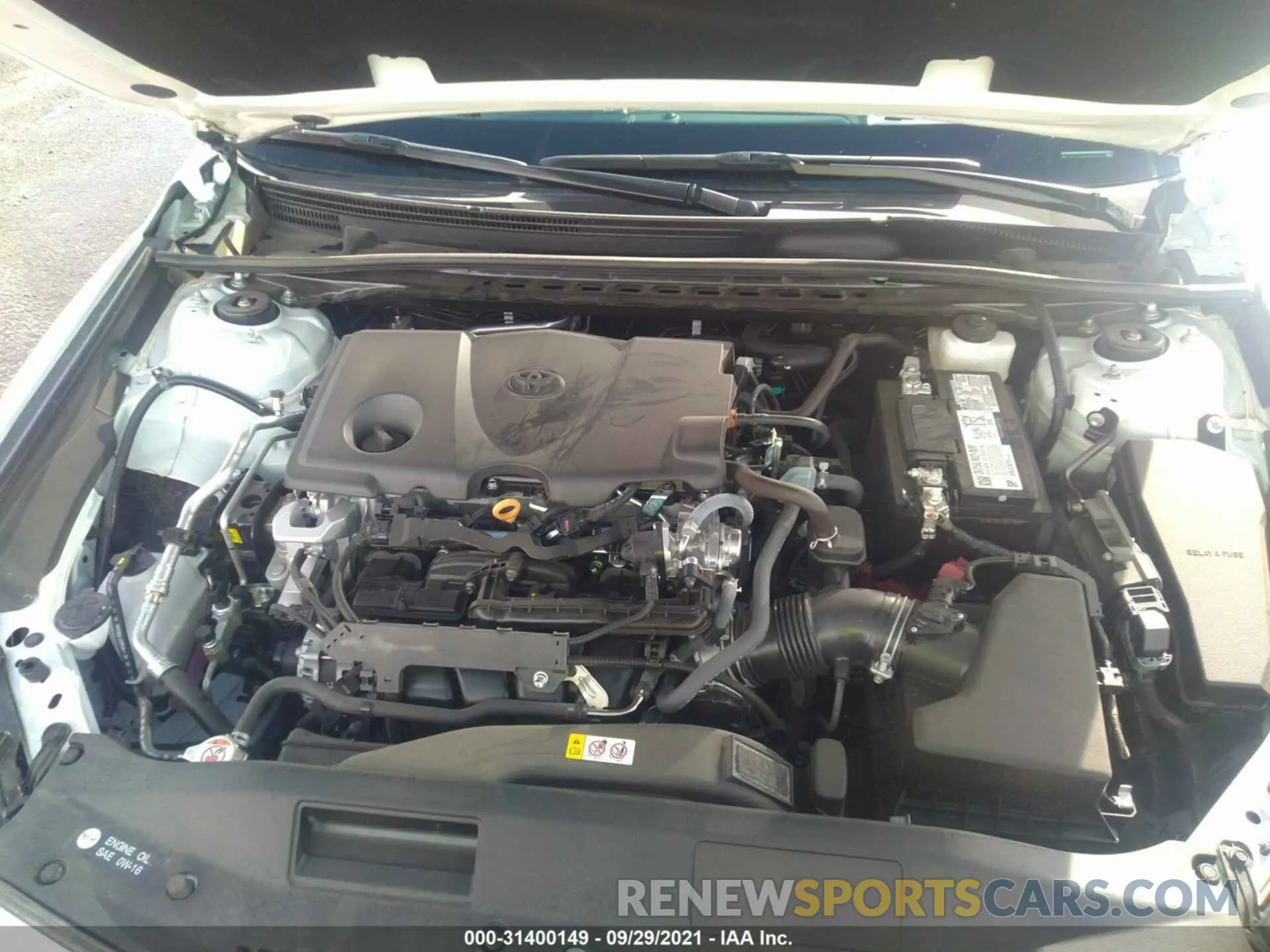 10 fotografías del automóvil dañado 4T1G11AK5MU588263 TOYOTA CAMRY 2021